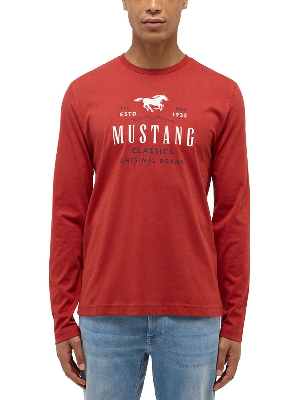 MUSTANG Langarmshirt »Style Adrian«