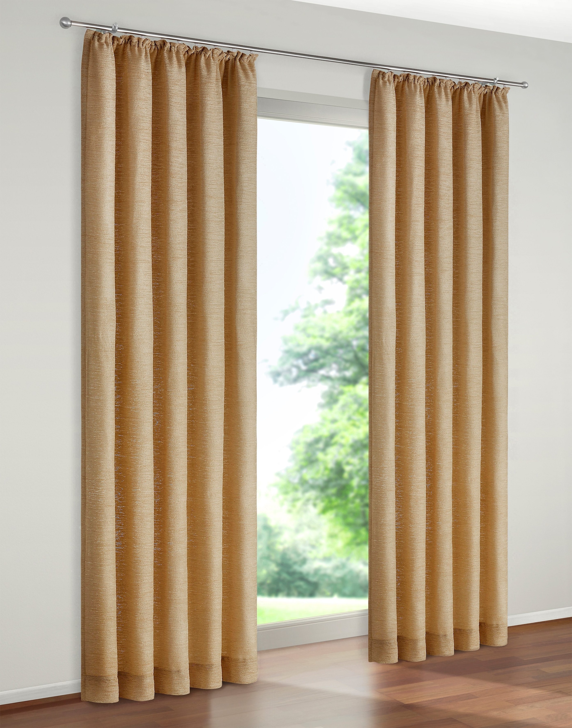 Image of Wirth Vorhang "Trondheim 234 g/m²" Kräuselband 1 Stk. tlg.