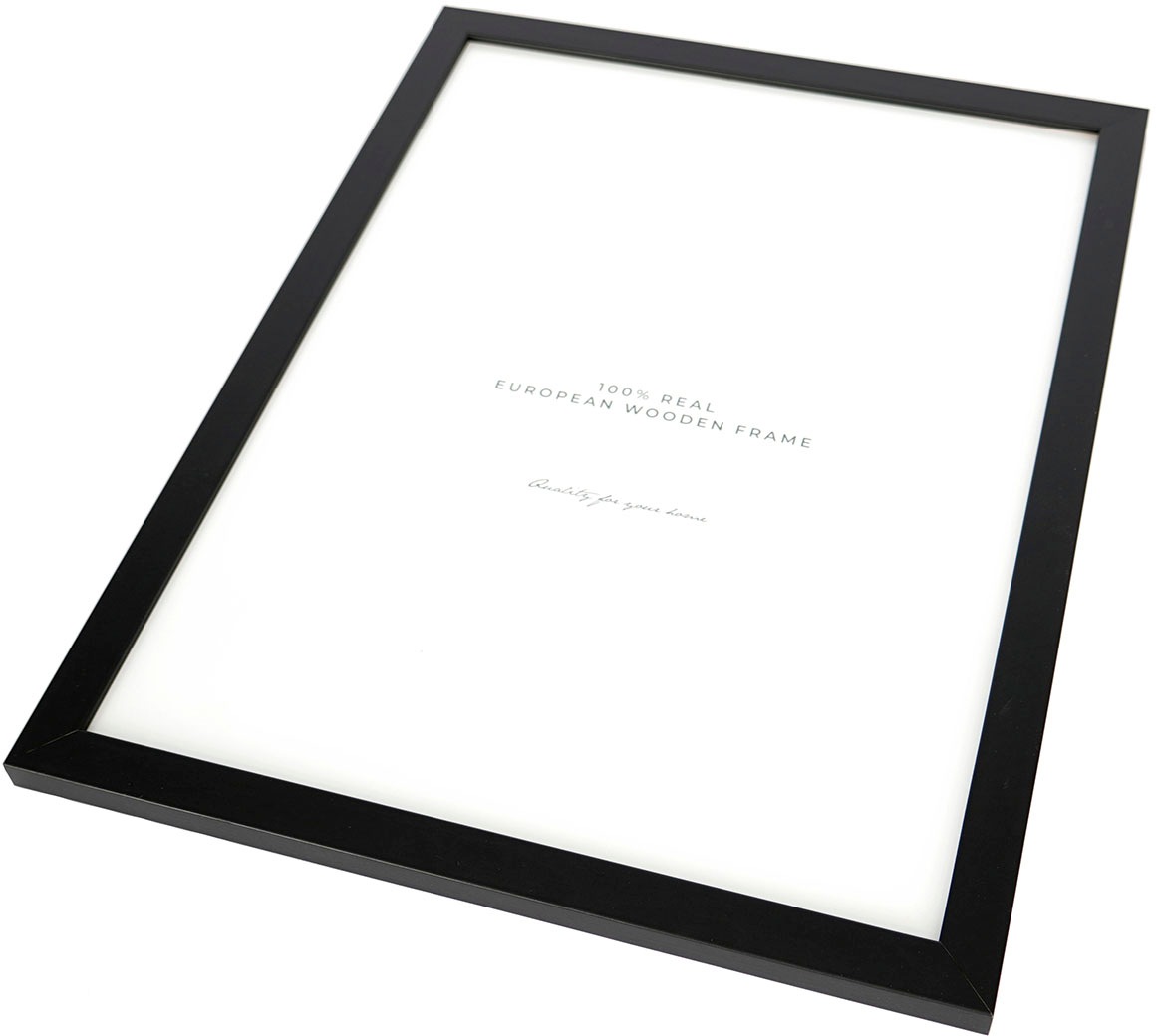 queence Bild »Choose Kindness«, Schriftzüge-Regenbogen-Motivationsbilder-Kunst, (1 St.), gerahmt