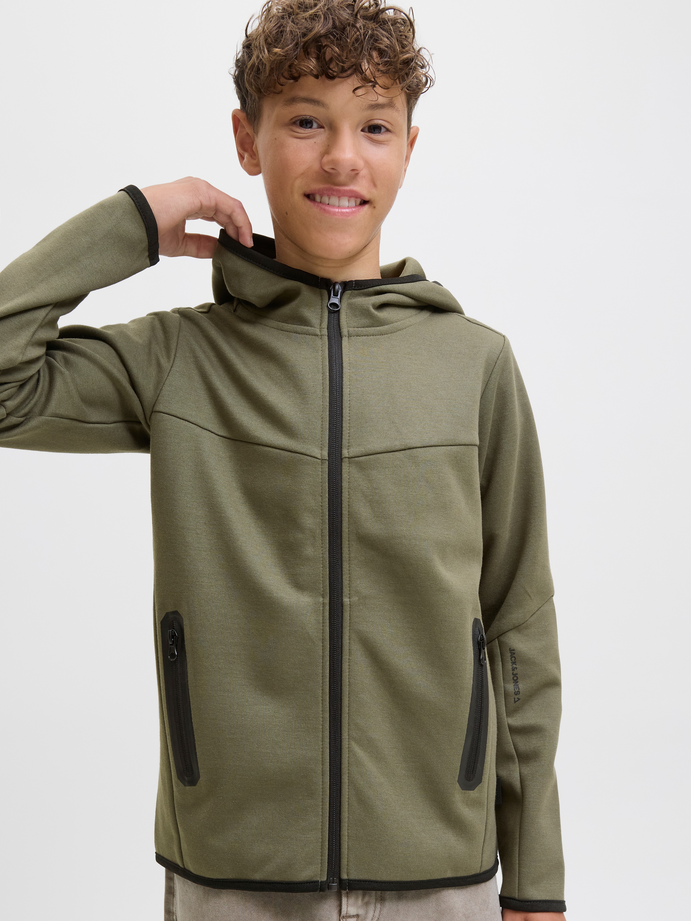 Image of Jack & Jones Junior Kapuzensweatjacke "JCOFUSION SWEAT ZIP HOOD NOOS JNR"