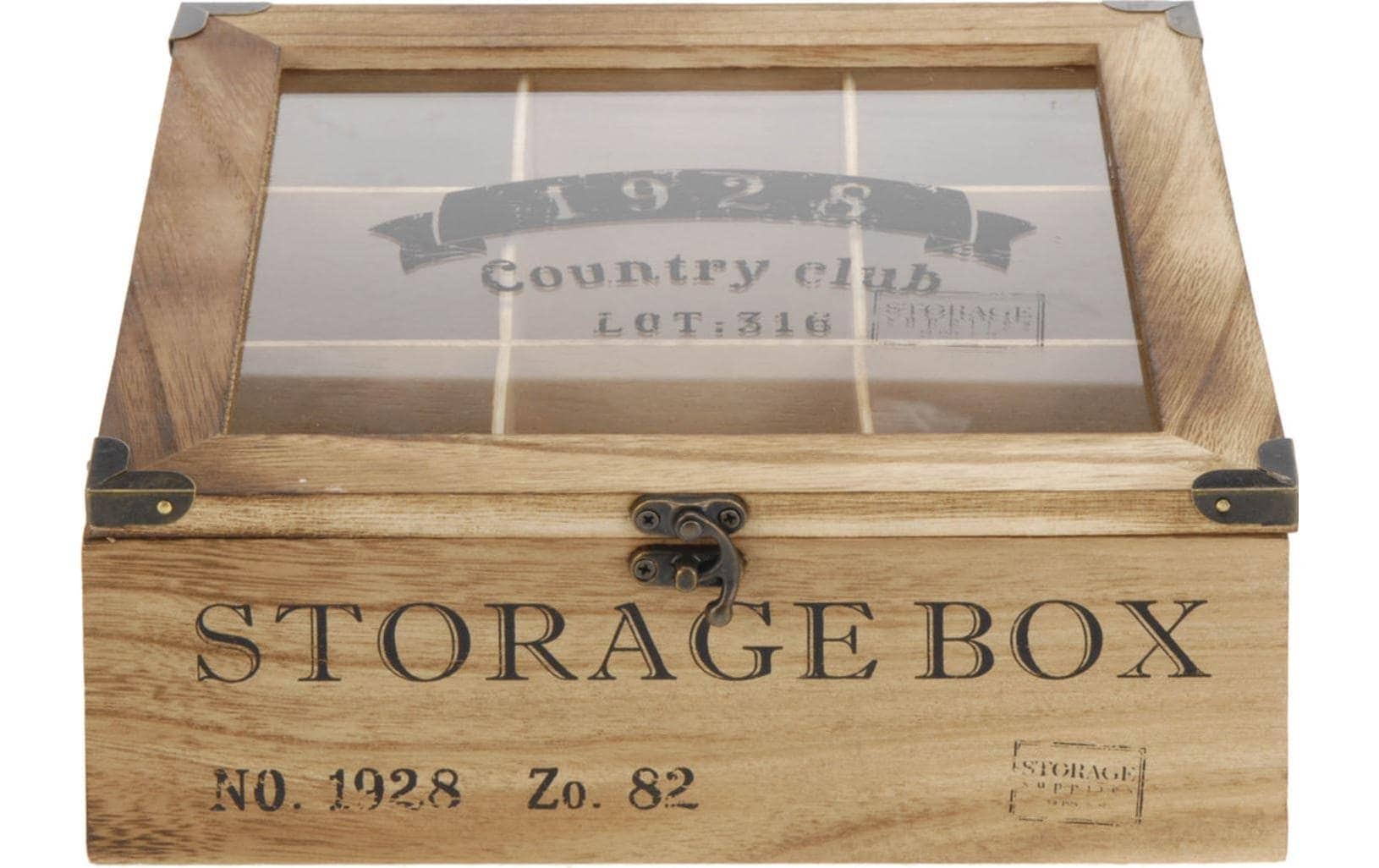 FURBER Boîte à thé »Braun« 1 cuis tlg.