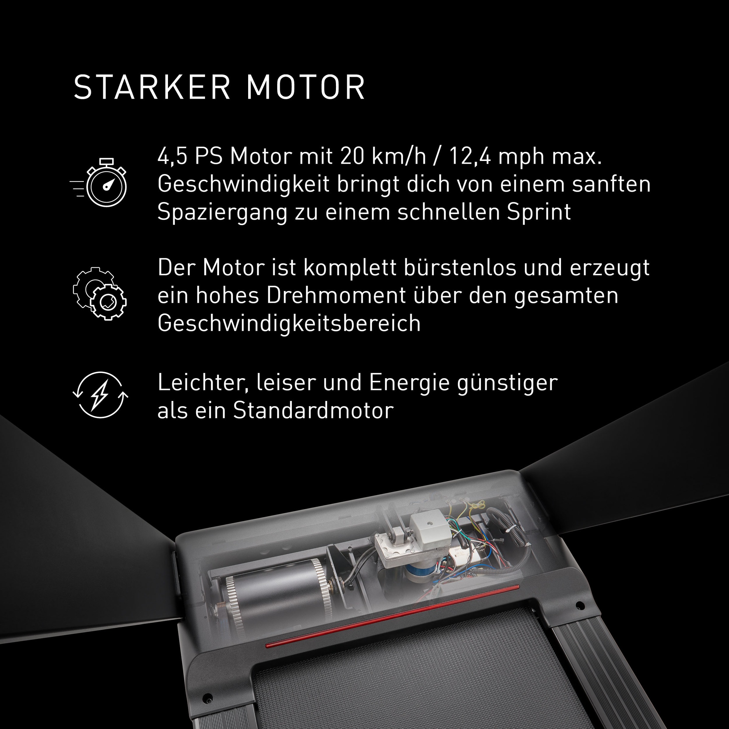 adidas Performance Tapis de course »Laufband T-23« bis max. 20 km/h, mit Steigung, 150 kg max. Benutzergewicht
