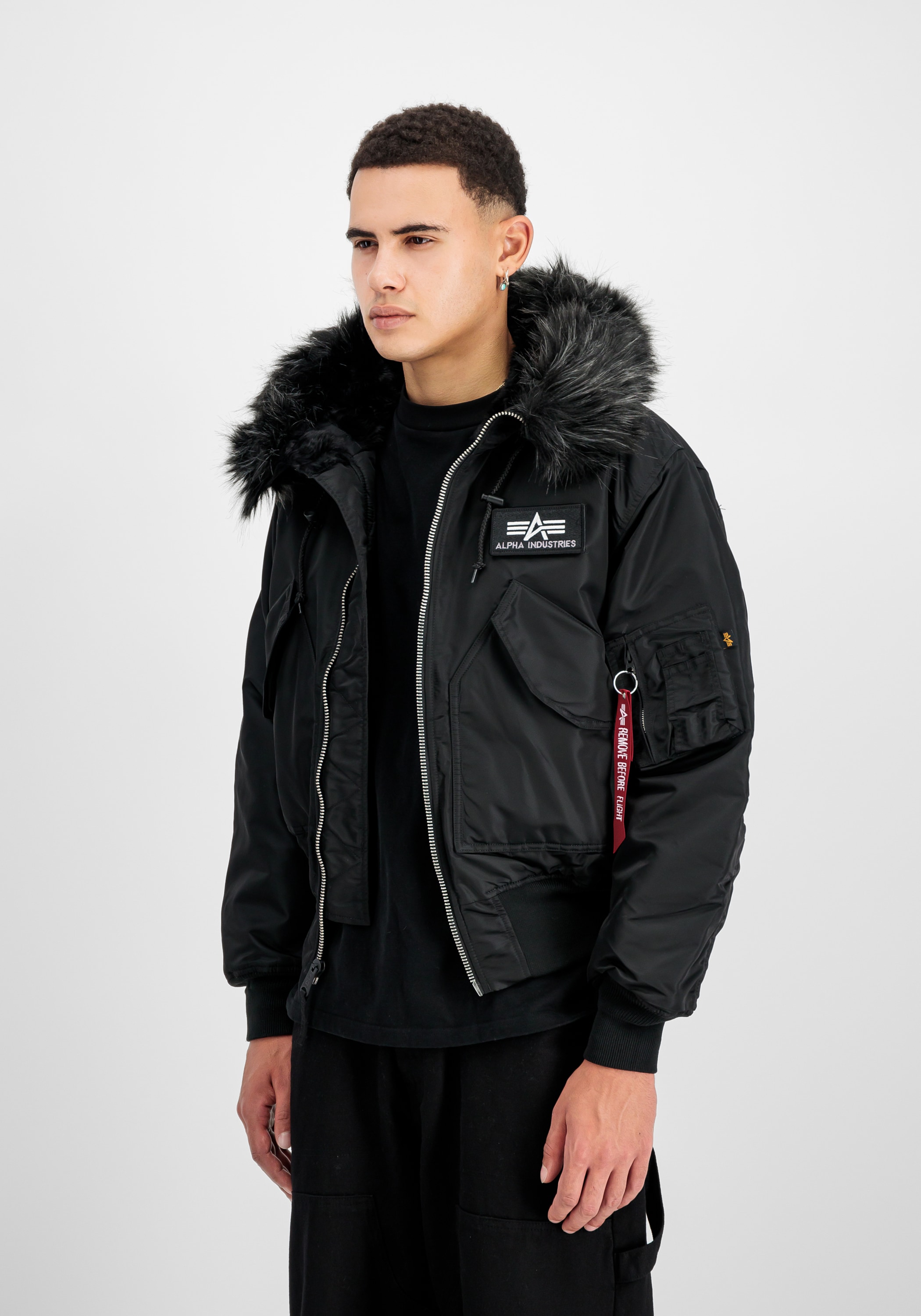 Alpha Industries Winterjacke »Alpha Industries Men - Bomber Jackets 45/P Hooded Custom«