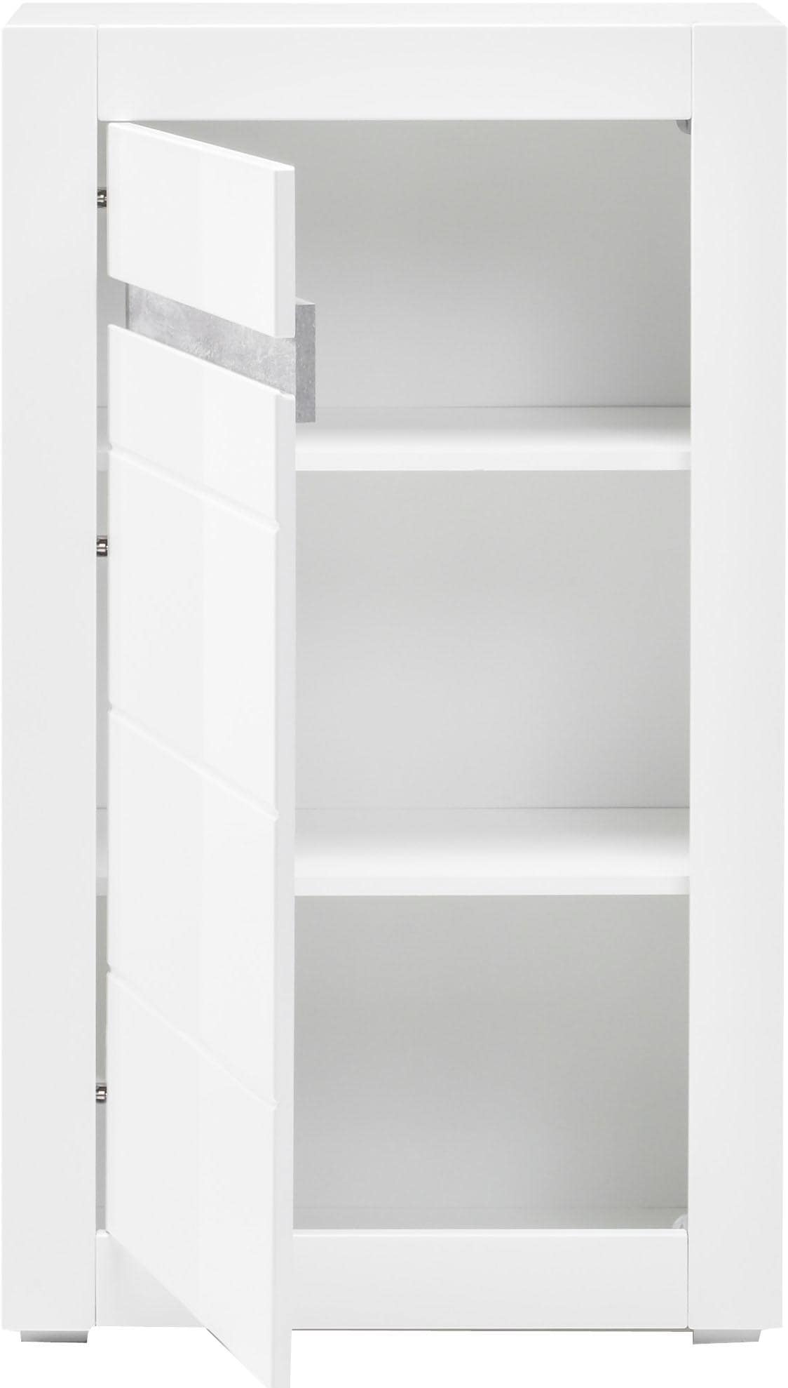 INOSIGN Kommode »Carat«, Breite 66 cm, Blende in weiss und betonfarben im Lieferumfang