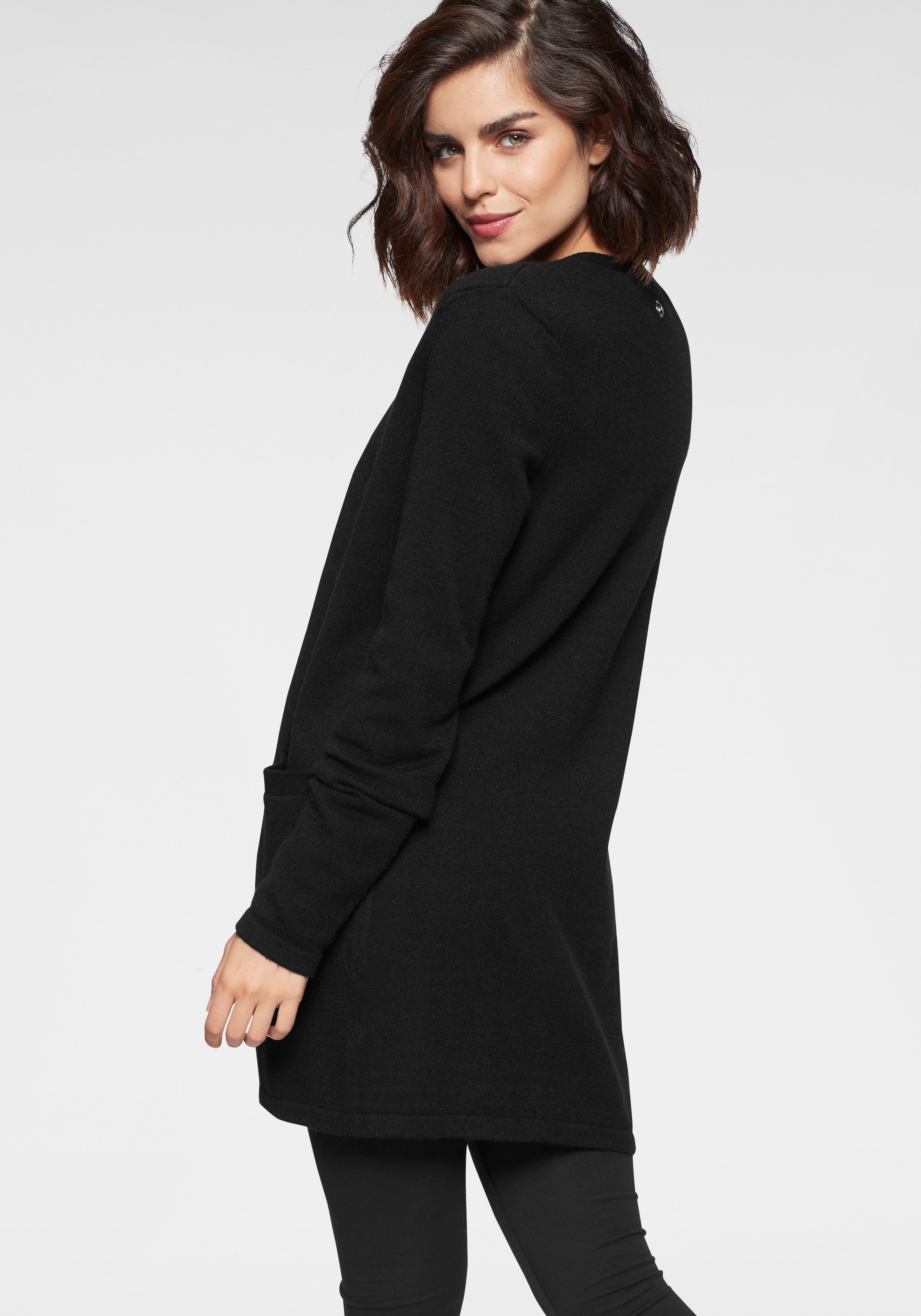 Tamaris Veste en tricot mit Taschen