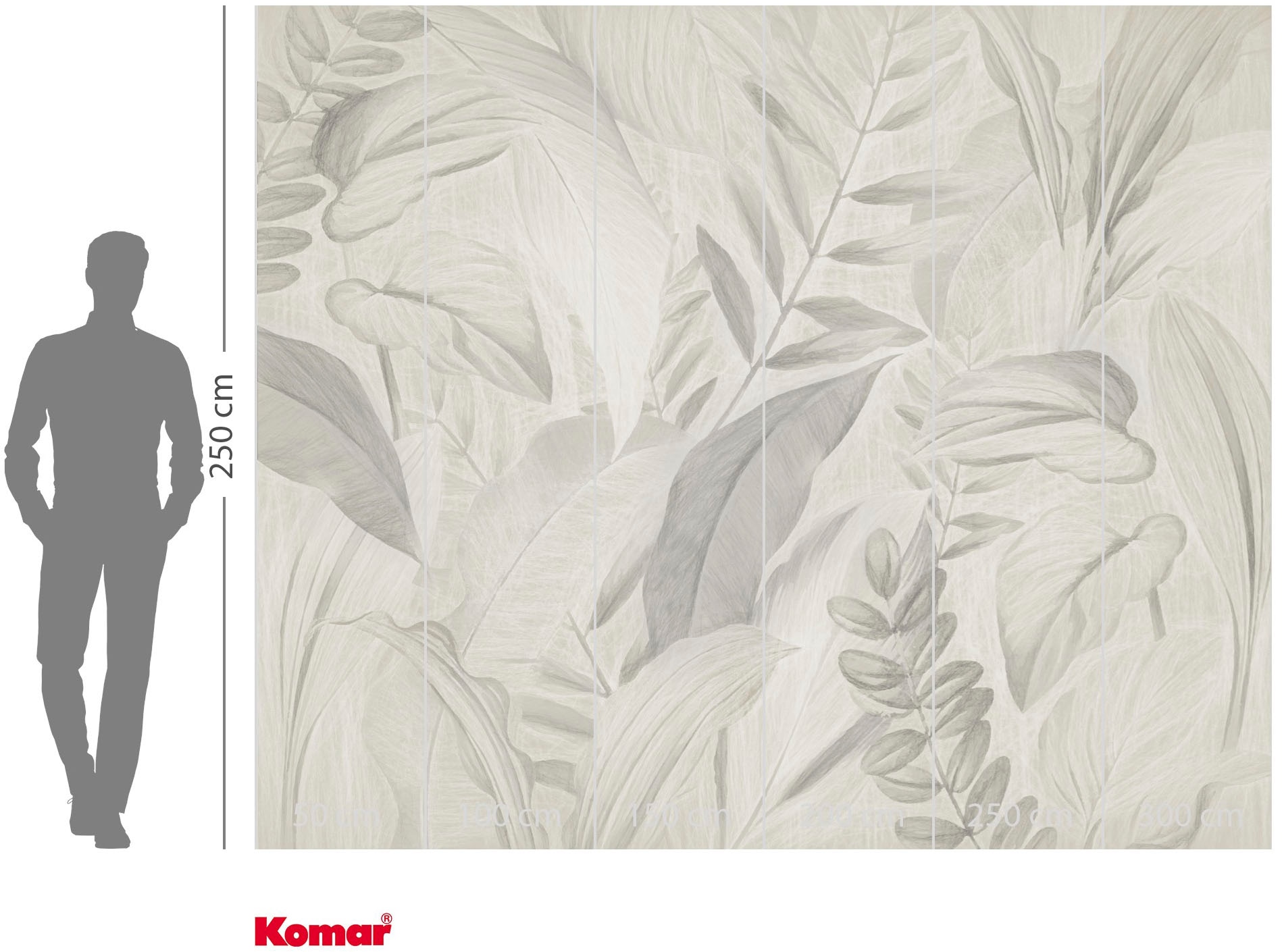 Komar Fototapete »Vlies Fototapete - Crayon - Grösse 300 x 250 cm« Motiv | bedruckt glatt