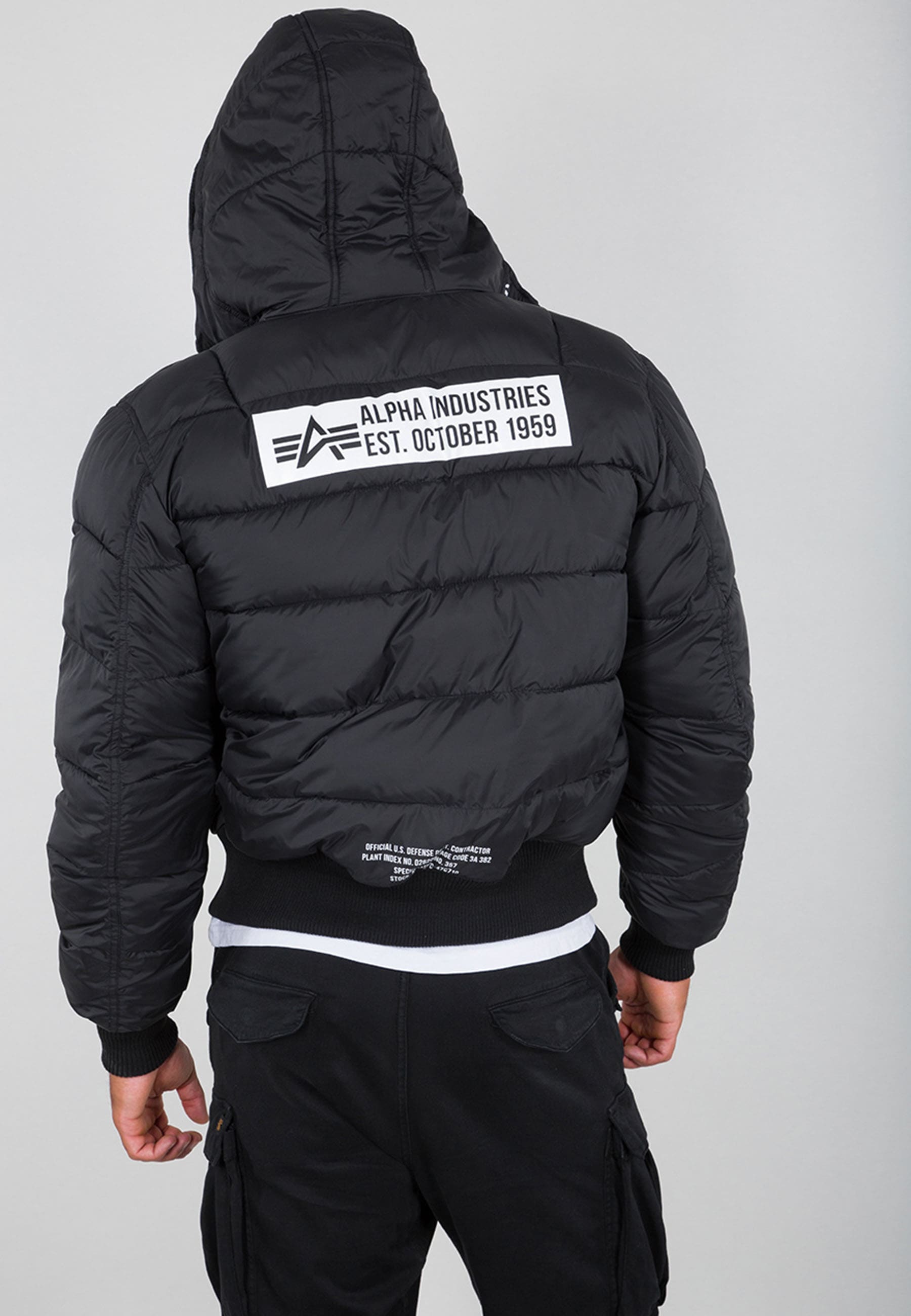 Alpha Industries Winterjacke »Alpha Industries Men - Bomber Jackets Hooded Puffer FD Rev.«