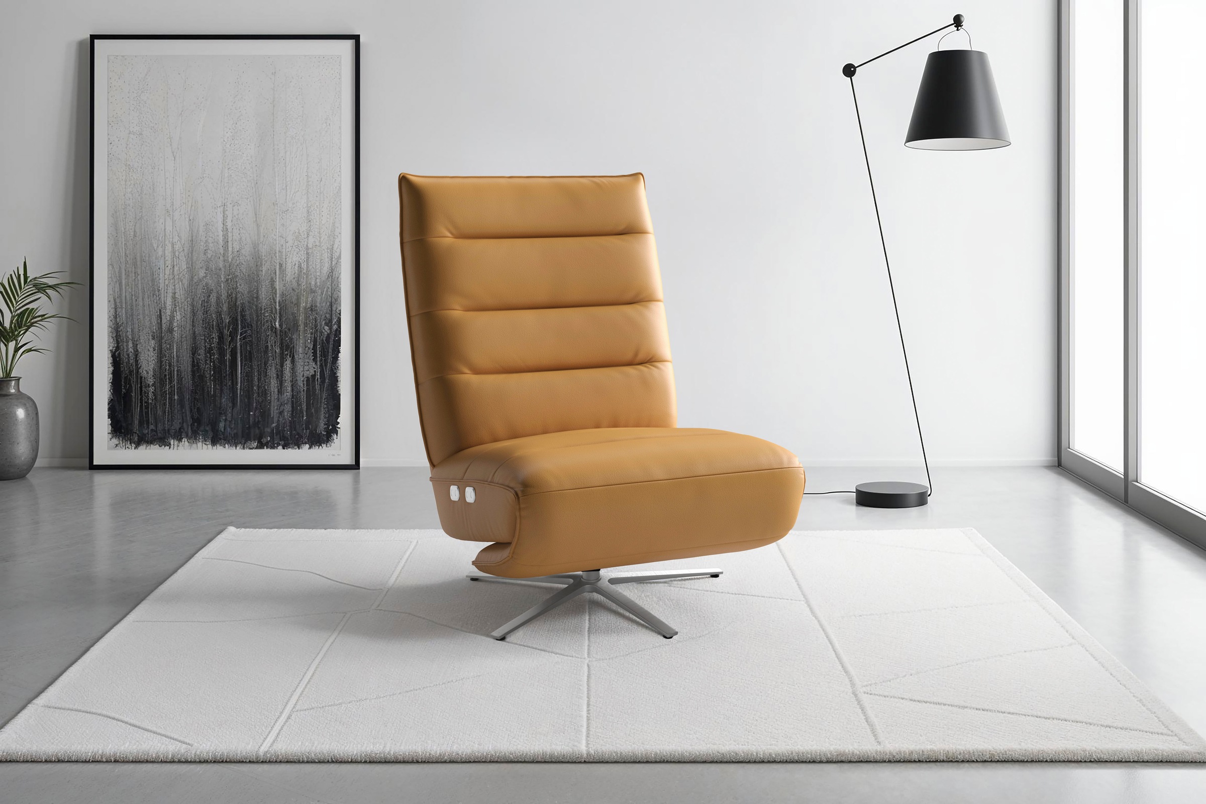 sit&more TV-Sessel »Eve« mit Herz-Waage und 2 Motoren, Bedienfelder im Sitz