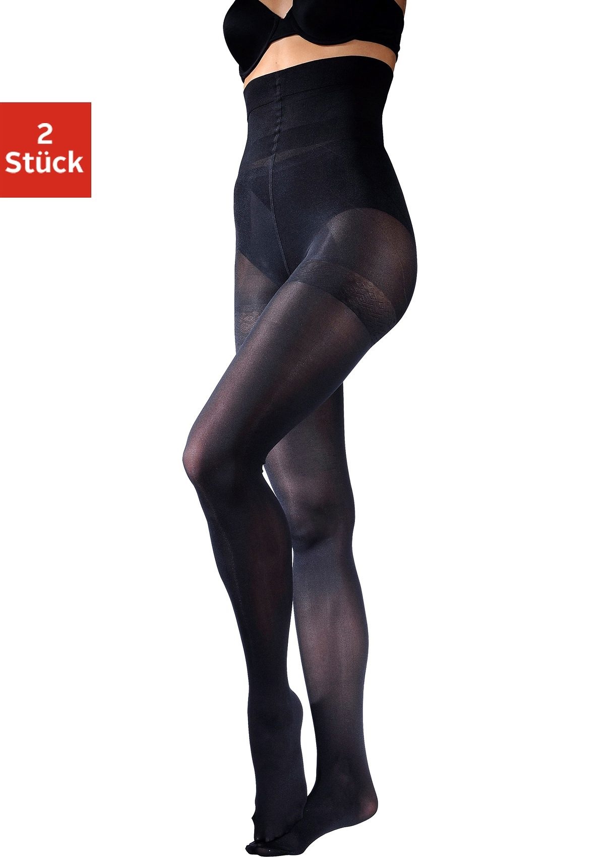 Feinstrumpfhose Bodyshaper 40 DEN (2 Stück)