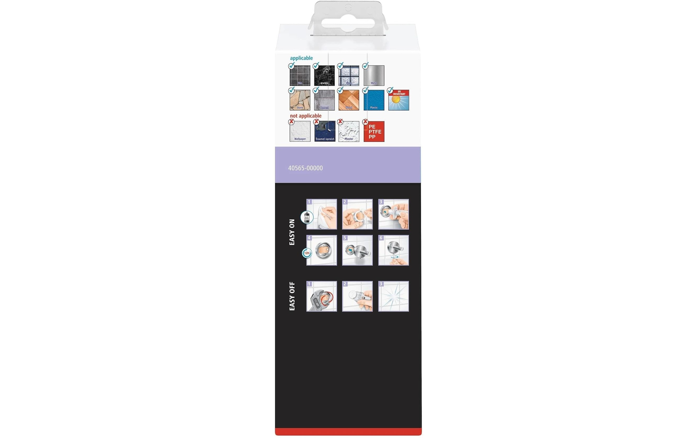 tesa Seifenspender »Moon Black, 200 ml, Schwarz«, (1 tlg.)