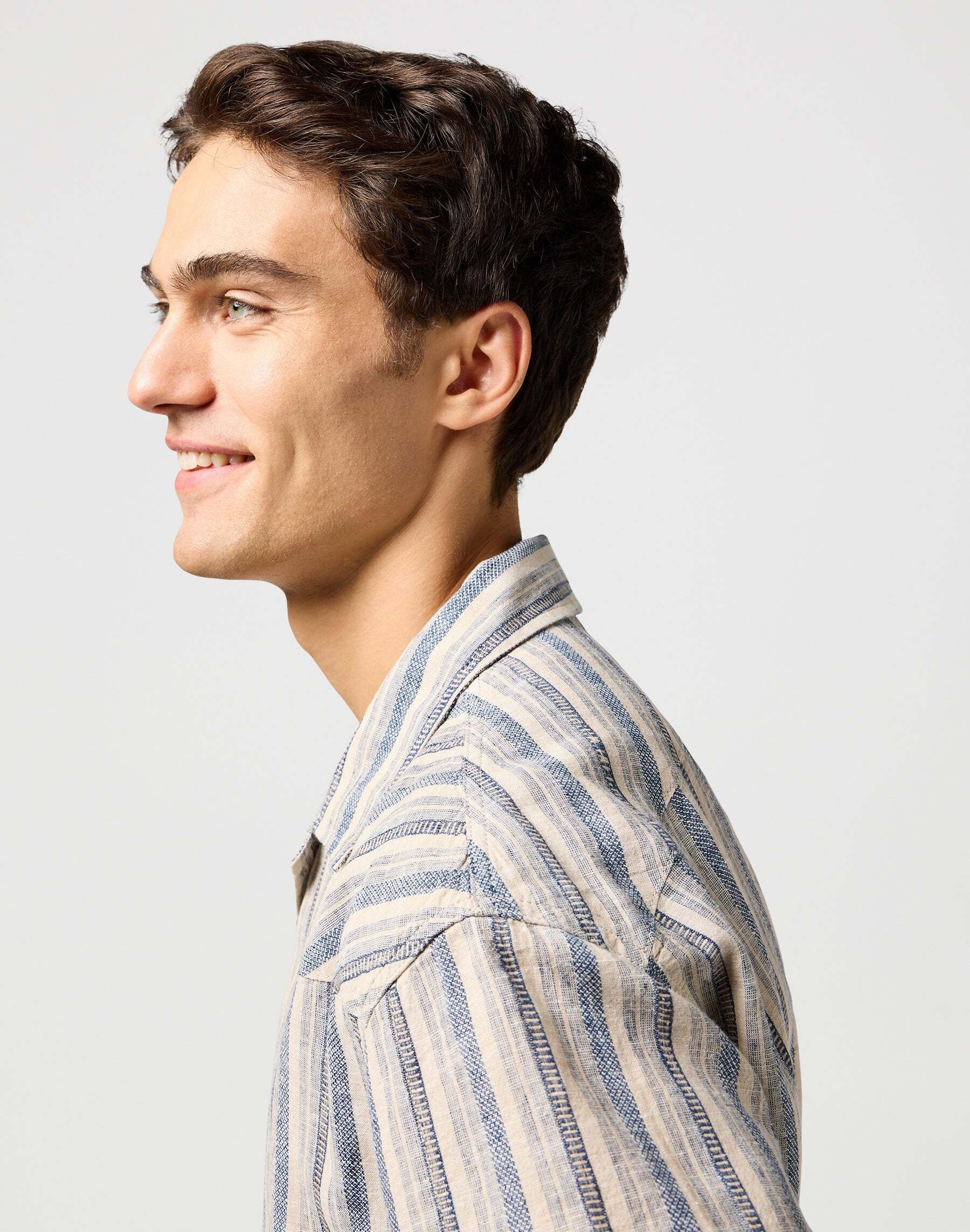 Wrangler Leinenhemd »WRANGLER Leinenhemd Ss W Resort Shirt«