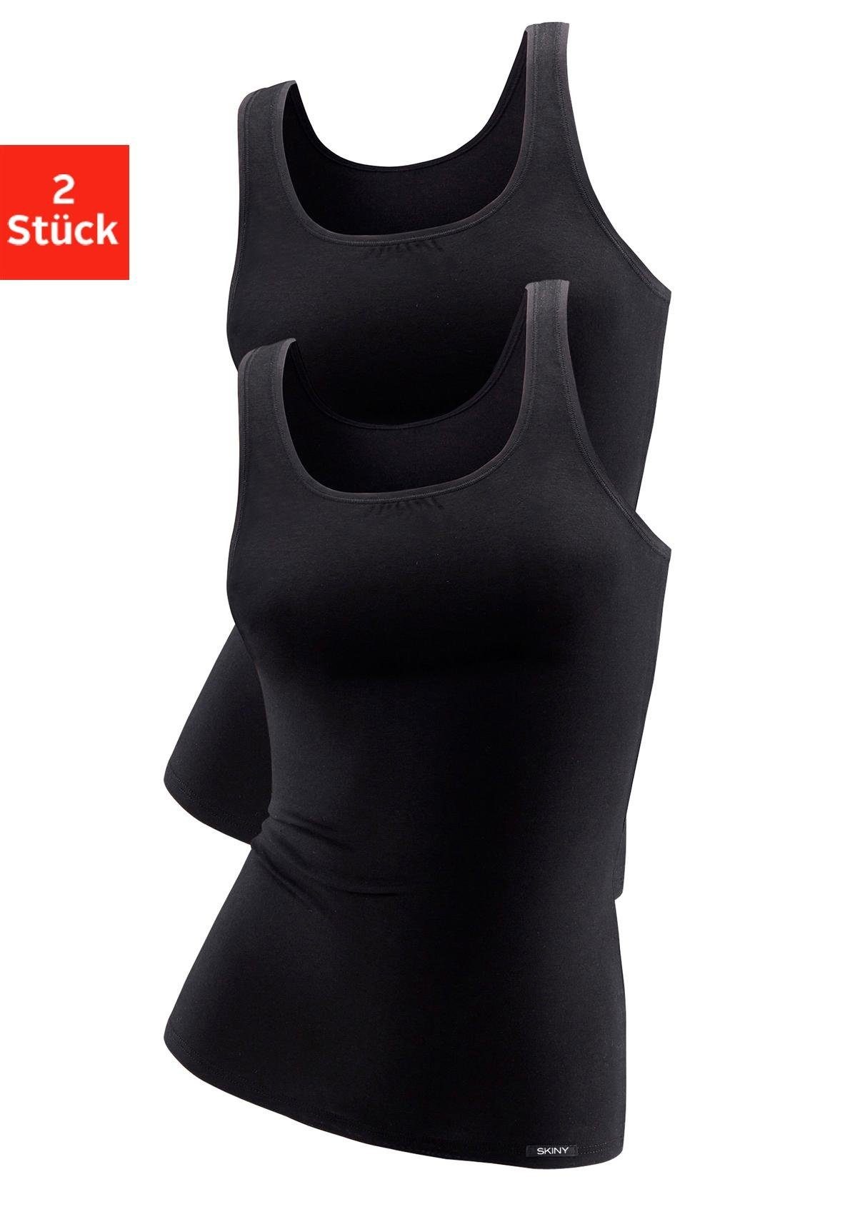 Image of Skiny Unterhemd, (Packung, 2 St., 2er-Pack), mit kleinem Weblabel am Saum bei Ackermann Versand Schweiz