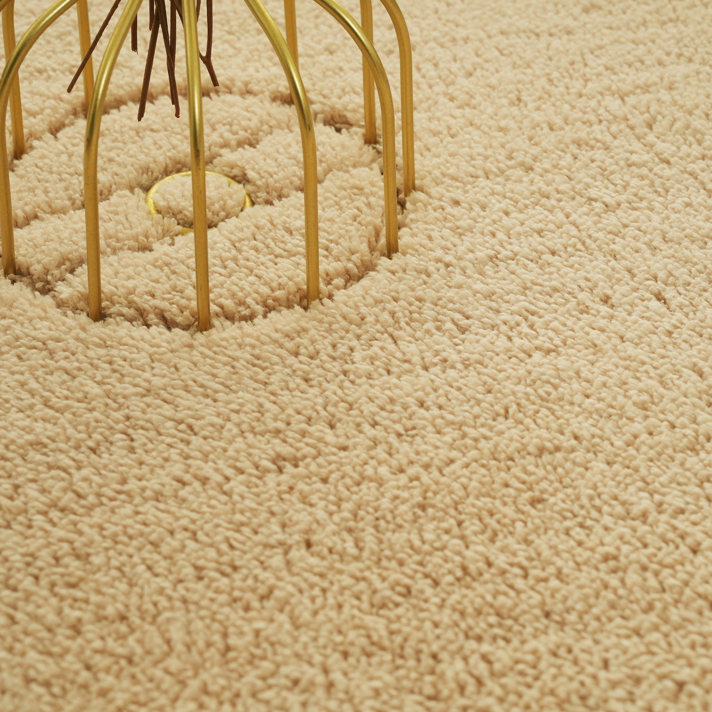 GOODproduct Teppich »Cali« rund 16 mm Höhe Uni-Farben, kuschelig, & weich, waschbar, Wohnzimmer, Schlafzimmer