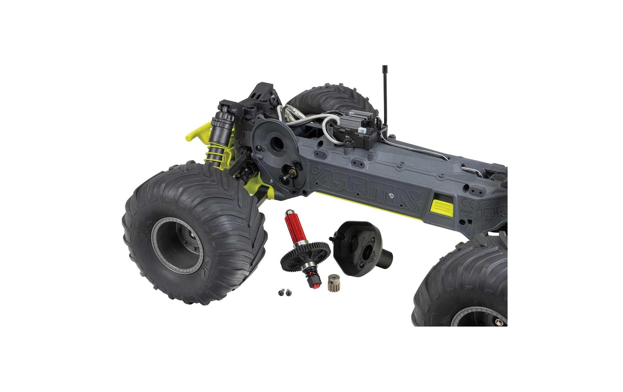 RC-Boot »Arrma Truck Gorgon MEGA 550 RWD Gelb RTR«