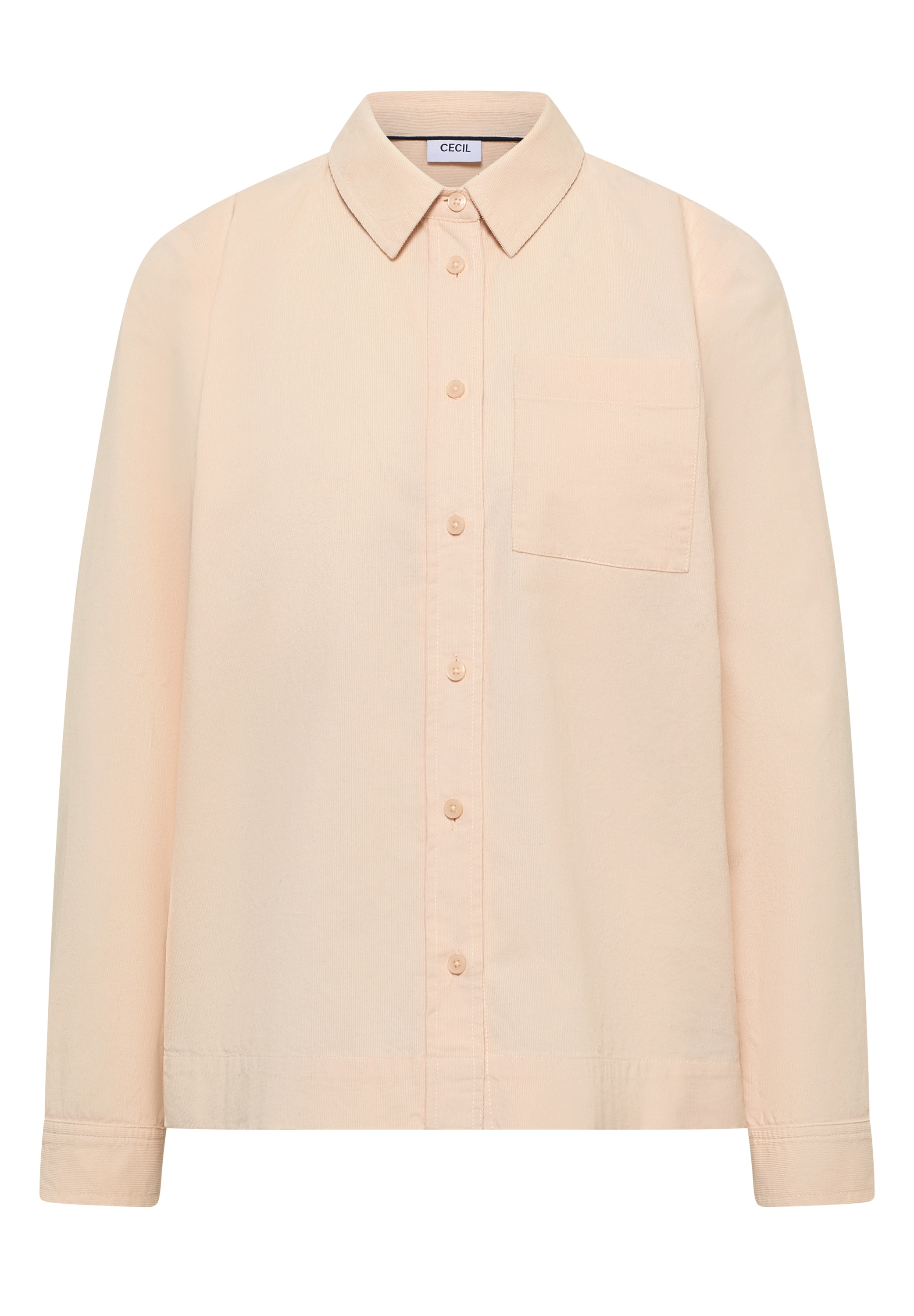 Cecil Blouse chemise in feiner Cord-Qualität