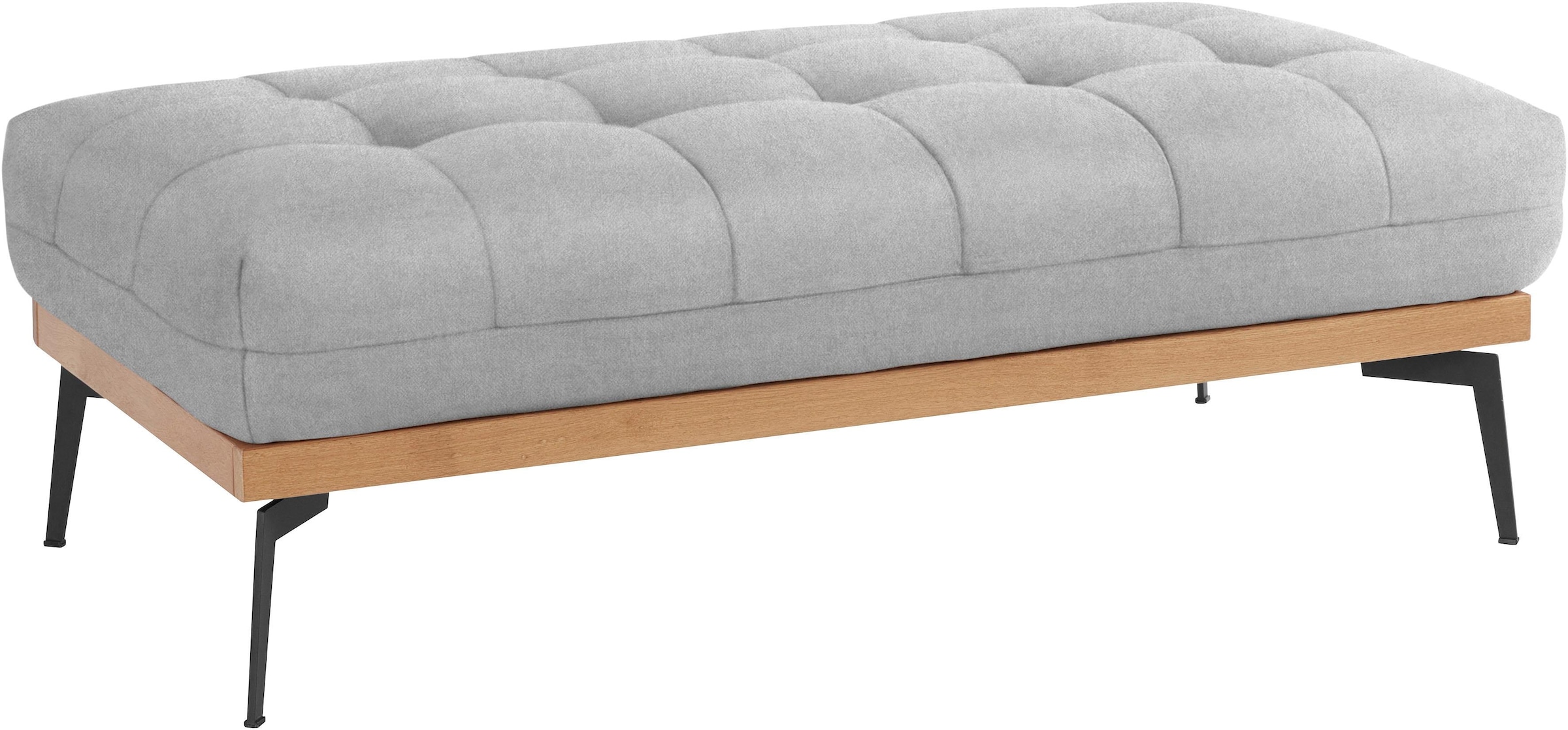 exxpo - sofa fashion Tabouret »Palic, moderner Polsterhocker mit tollen Verarbeitungsdetails«