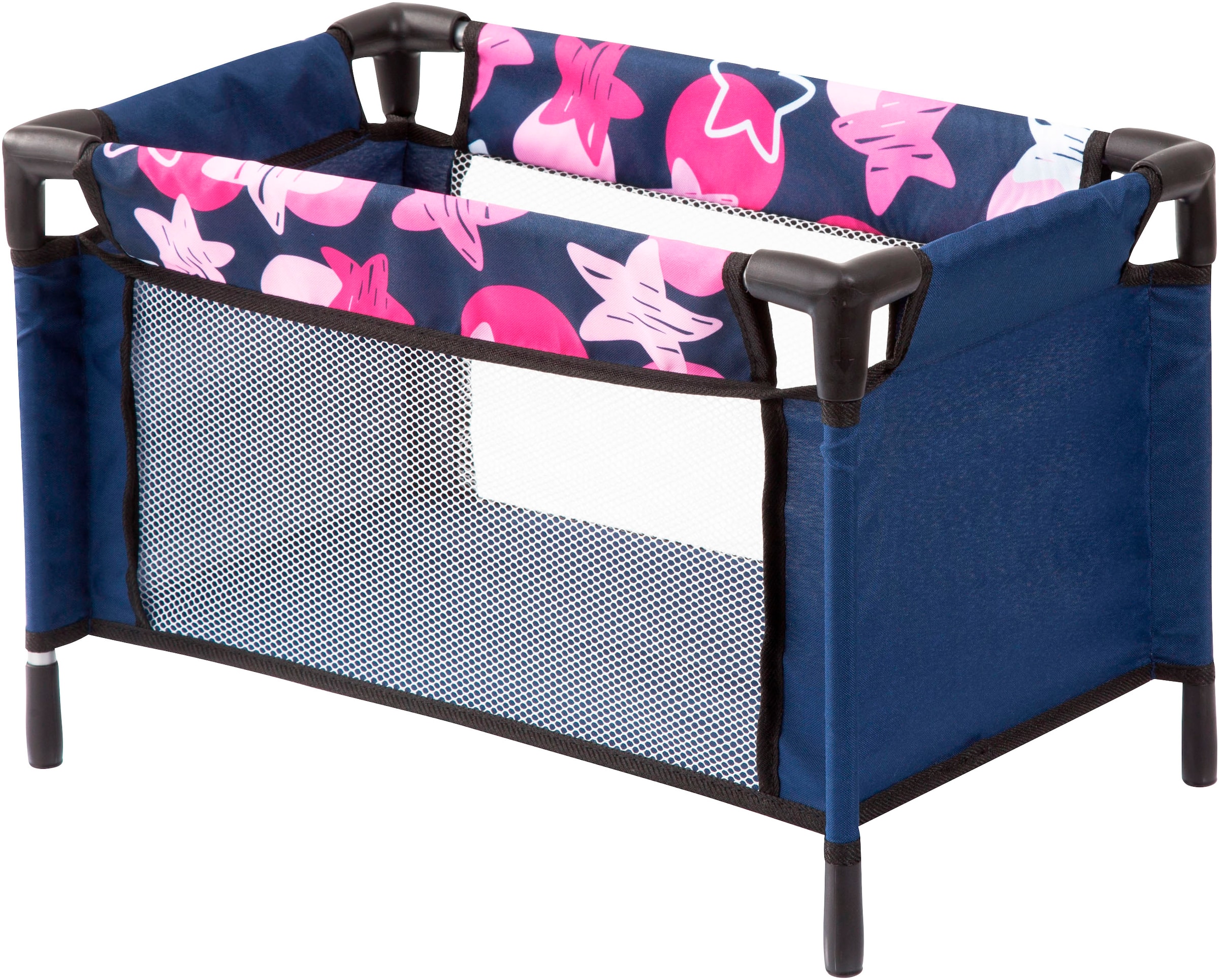 Bayer Meubles de poupées »Puppen-Reisebett« mit Hochstuhl, Spielbogen und Zubehör für die Puppenpflege