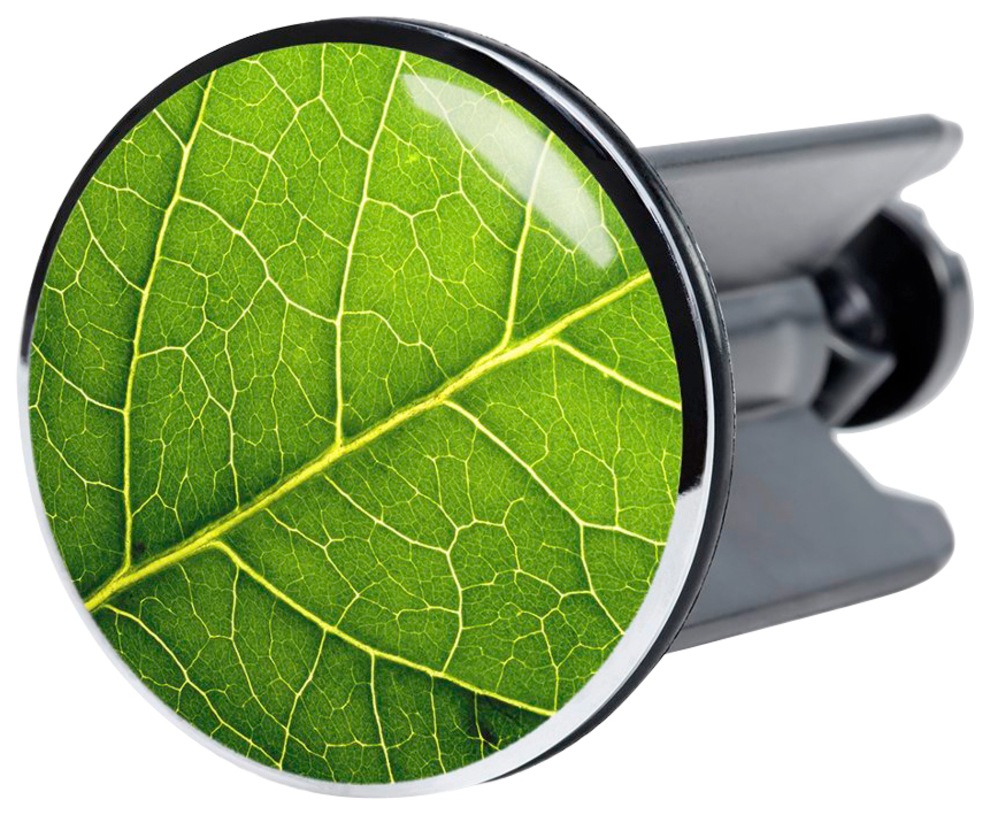 Sanilo Badaccessoire-Set »Blatt« bestehend aus WC-Sitz, Badteppich und Waschbeckenstöpsel