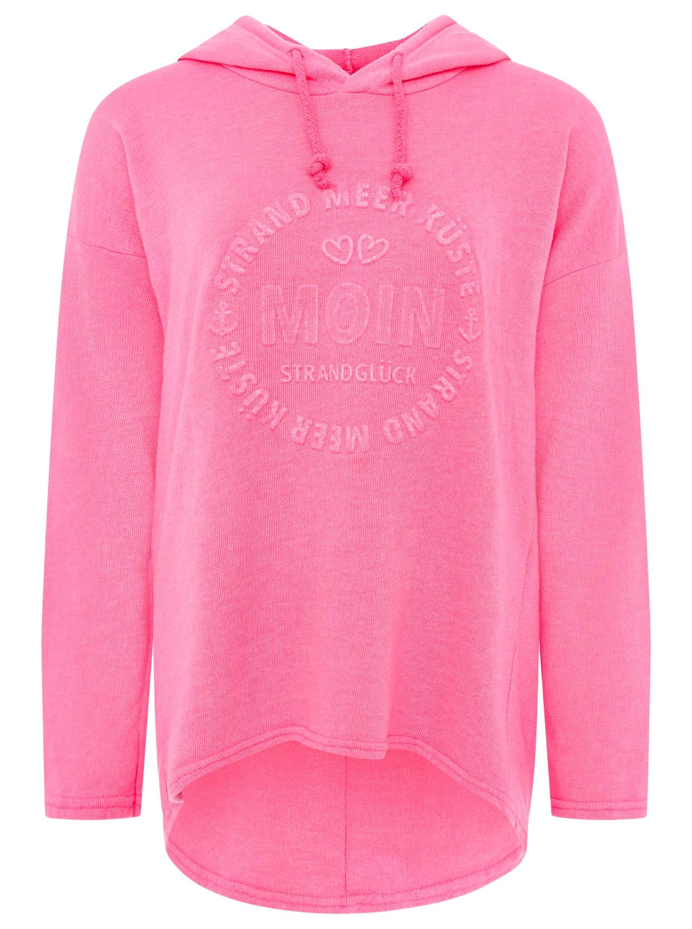 Zwillingsherz Hoodie »"Moin"«, Kapuze, Kordelzug, Langarm, maritimer Schriftzug