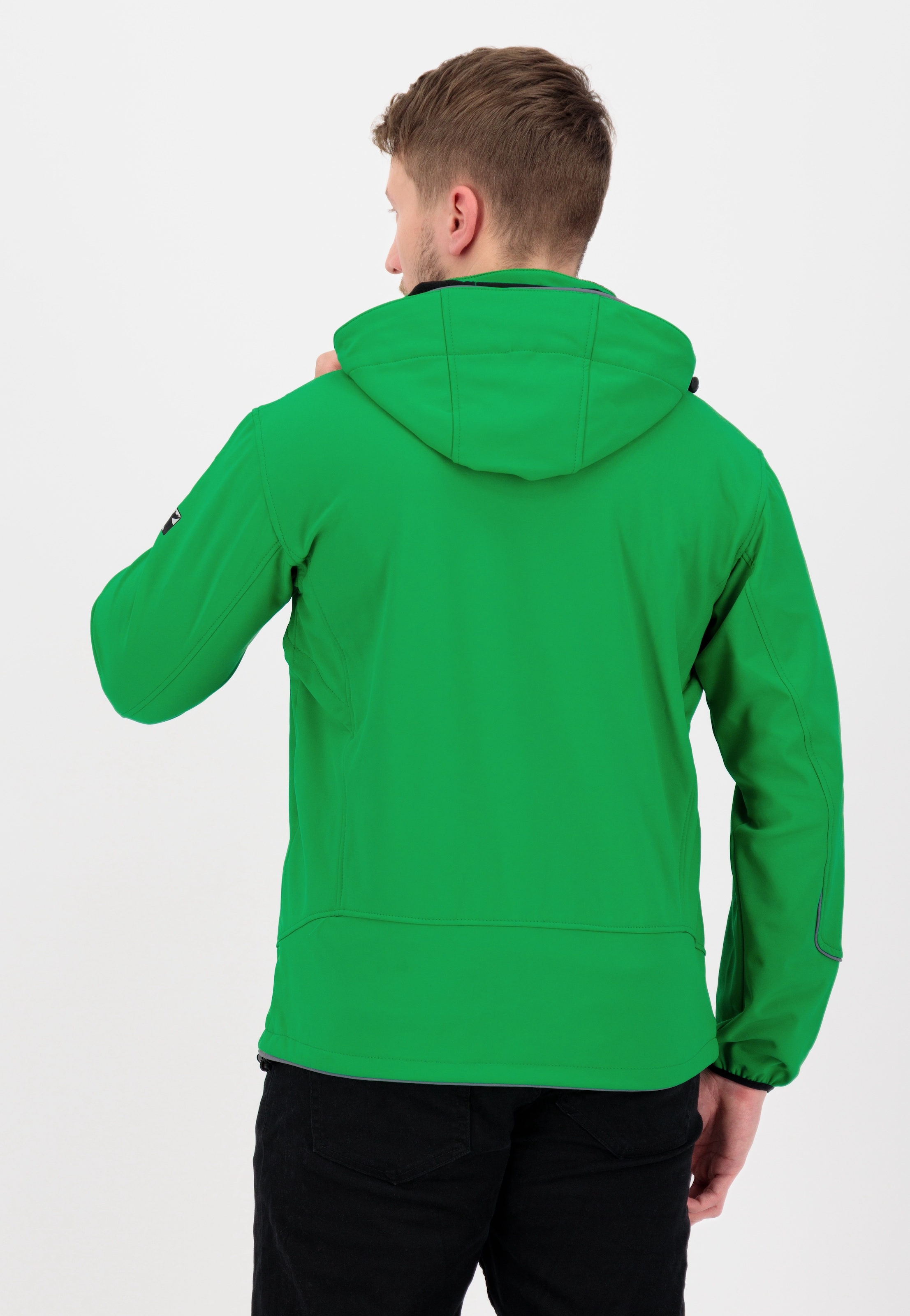 DEPROC Active Softshelljacke »NIGEL PEAK Men« mit Kapuze auch in Grossen Grössen erhältlich