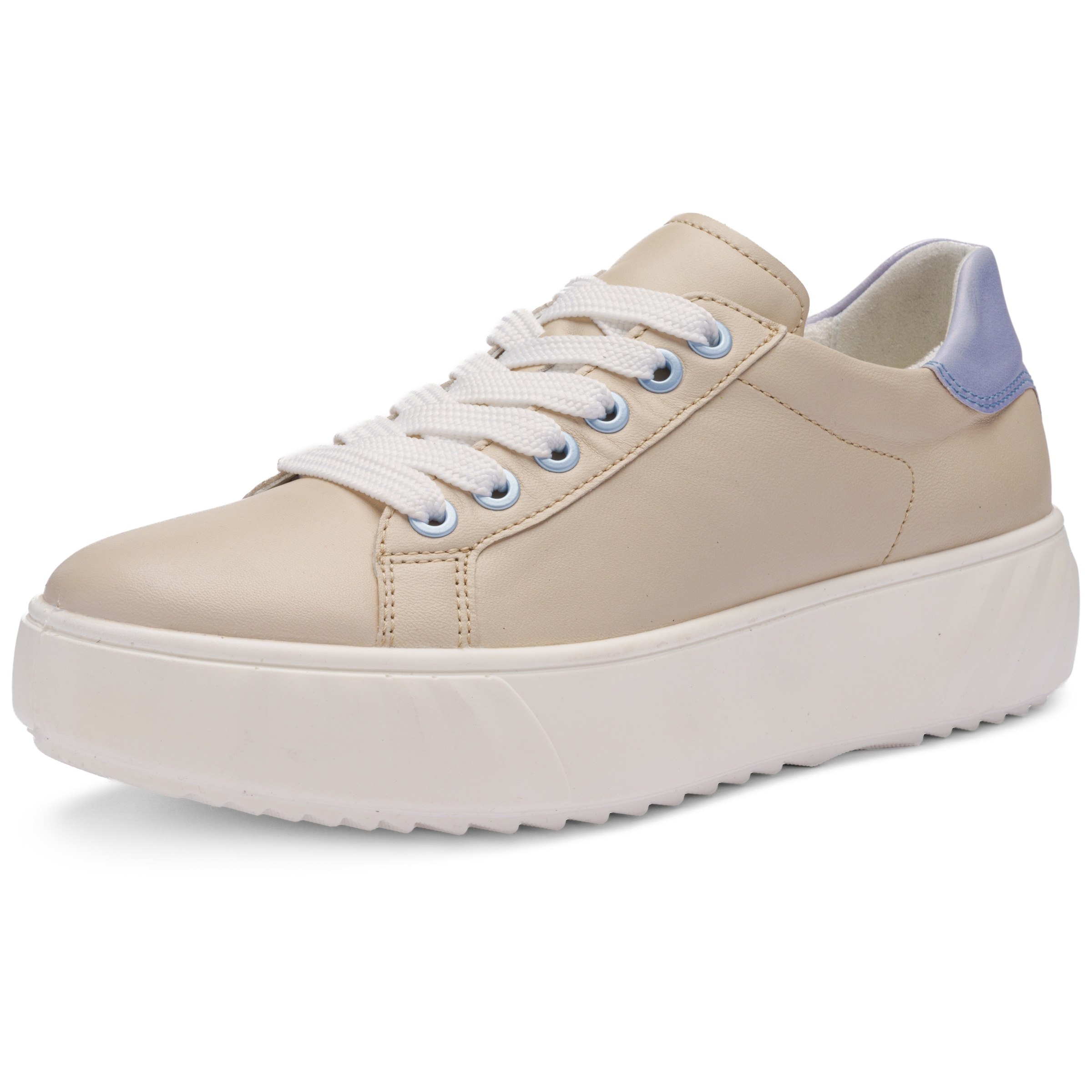 Ara Baskets à plateforme »MONACO«  Chaussure de loisir, chaussure basse, à lacets avec empiècement contrasté, largeur H
