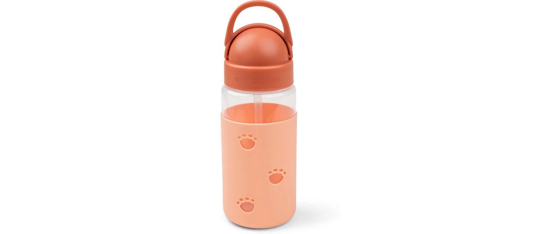 nicht definiert Trinkflasche »done by deer Easy-grip Strohhalm Elphee Papaya 350 ml«