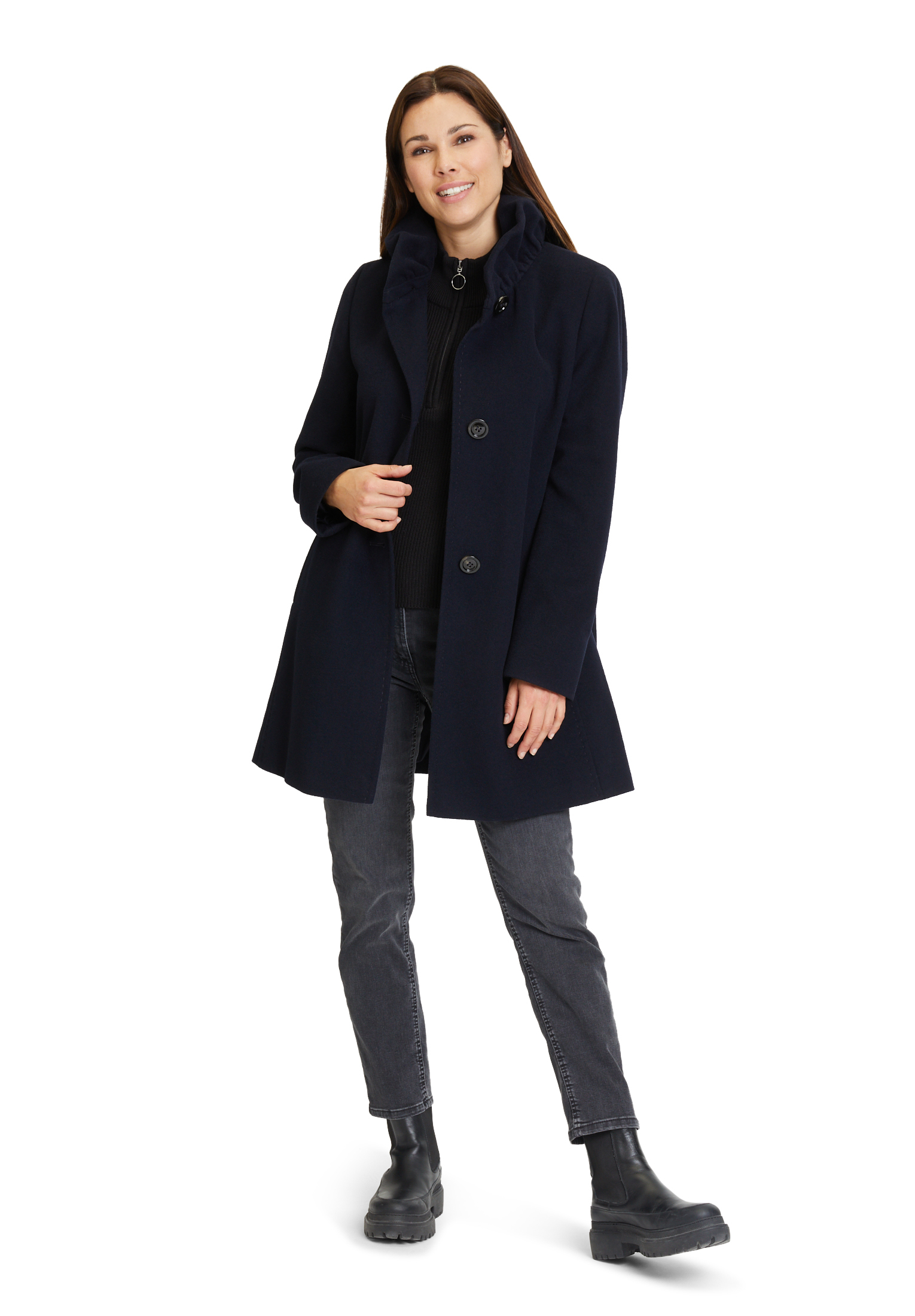 Wolljacke, mit Nahttaschen