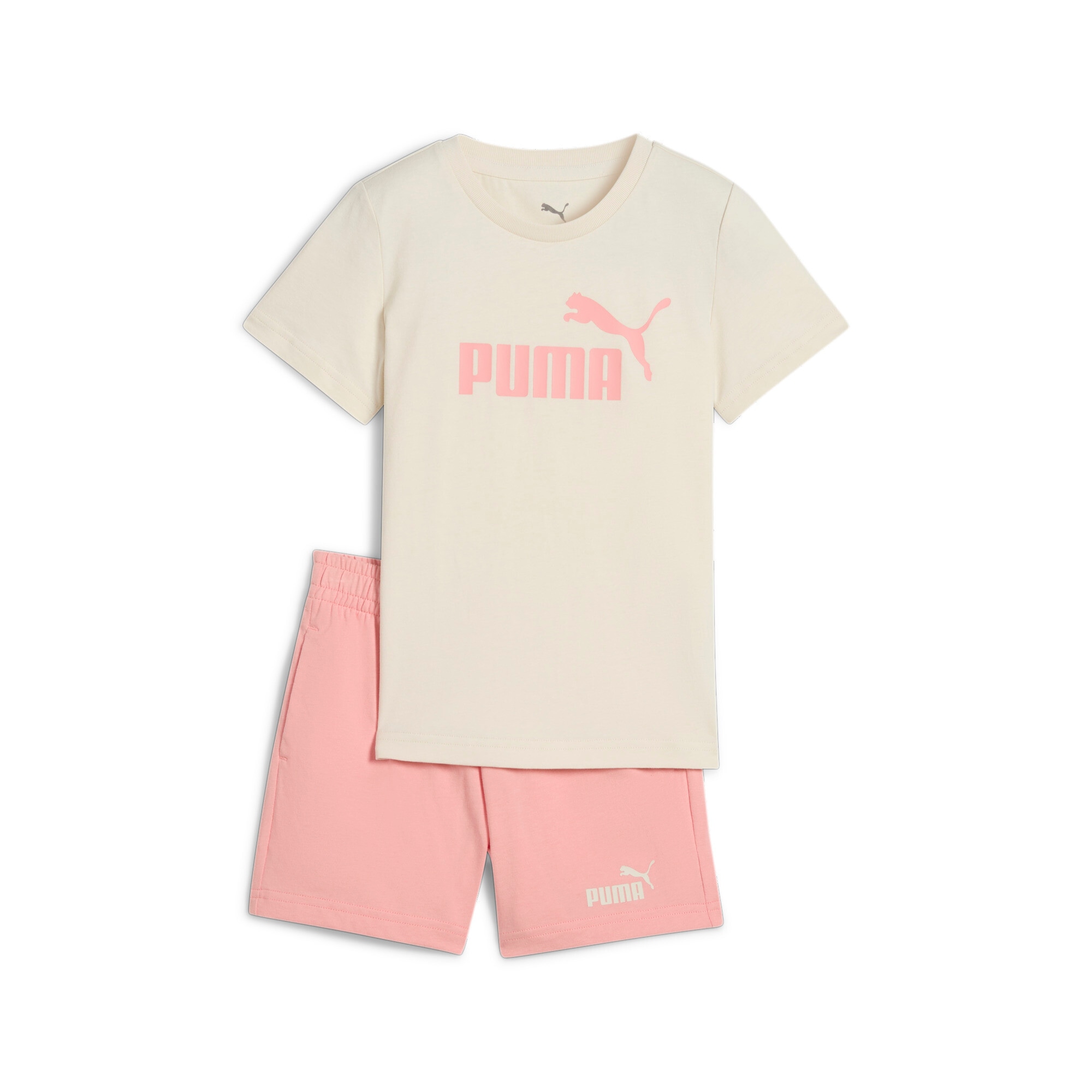 PUMA Trainingsanzug »ESS NO.1 LOGO TEE AND SHORTS SET PS«, (2 tlg.)