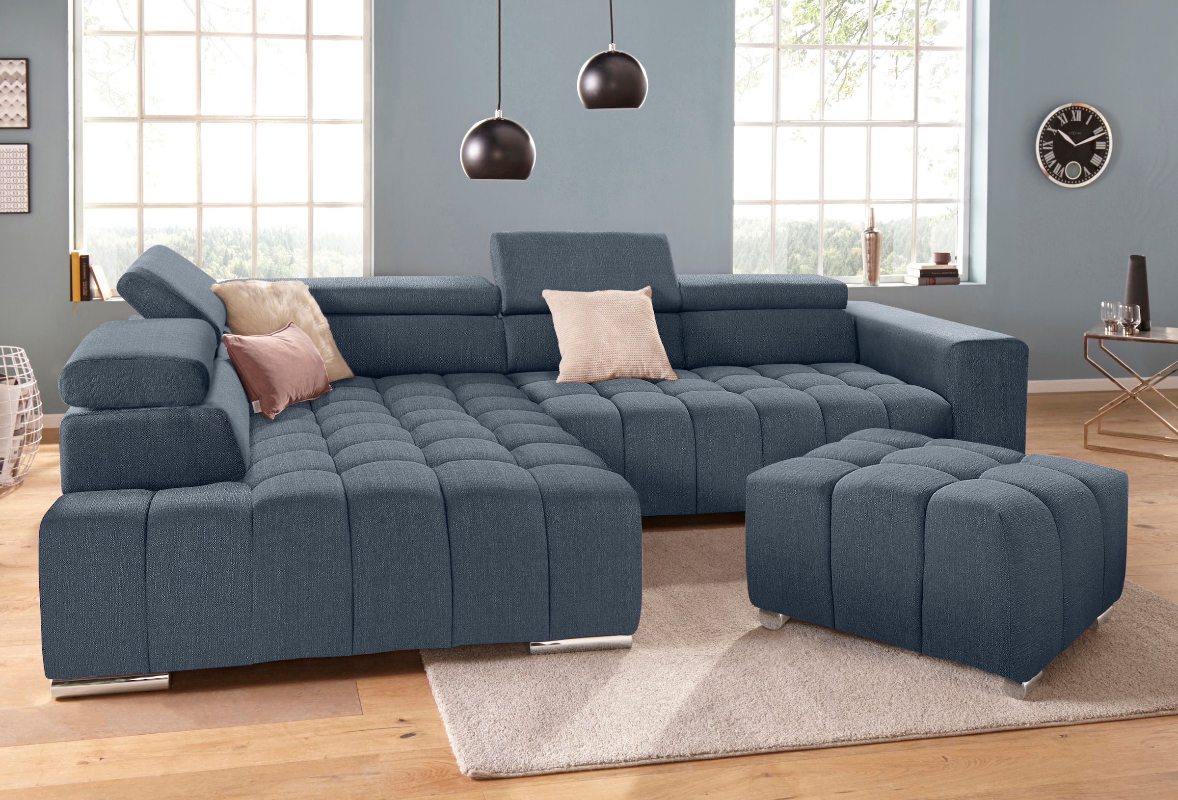 exxpo - sofa fashion Hocker »Elias hochwertig und elegant, mit tollem Sitzkomfort«