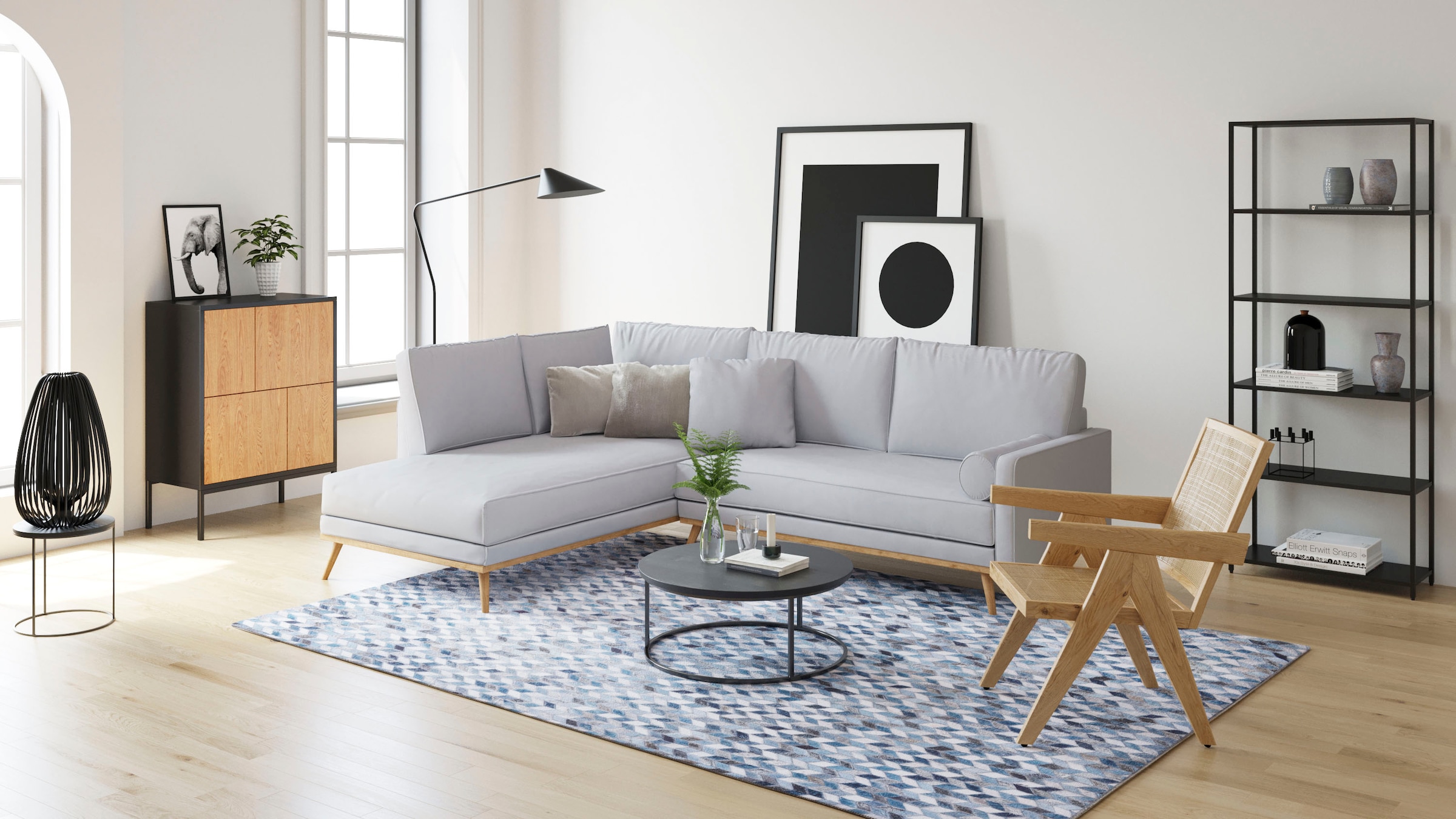 Gino Falcone Teppich »SERENA 78«, rechteckig, 7 mm Höhe, gedruckte Felloptik, ideal im Wohnzimmer & Schlafzimmer
