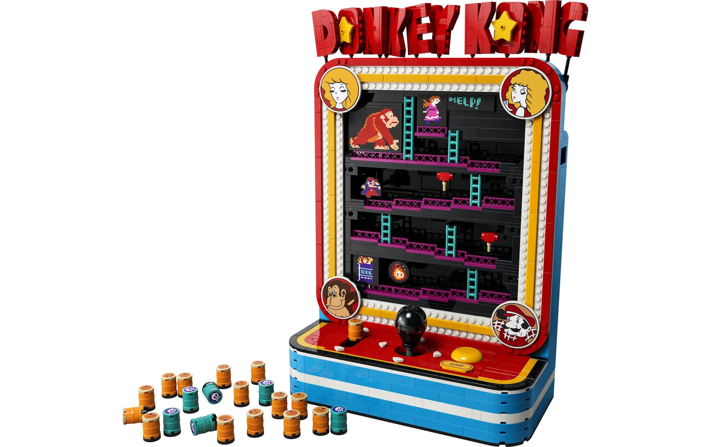LEGO® Konstruktionsspielsteine »Donkey Kong Arcade (72051), LEGO Super Mario« Made in Europe