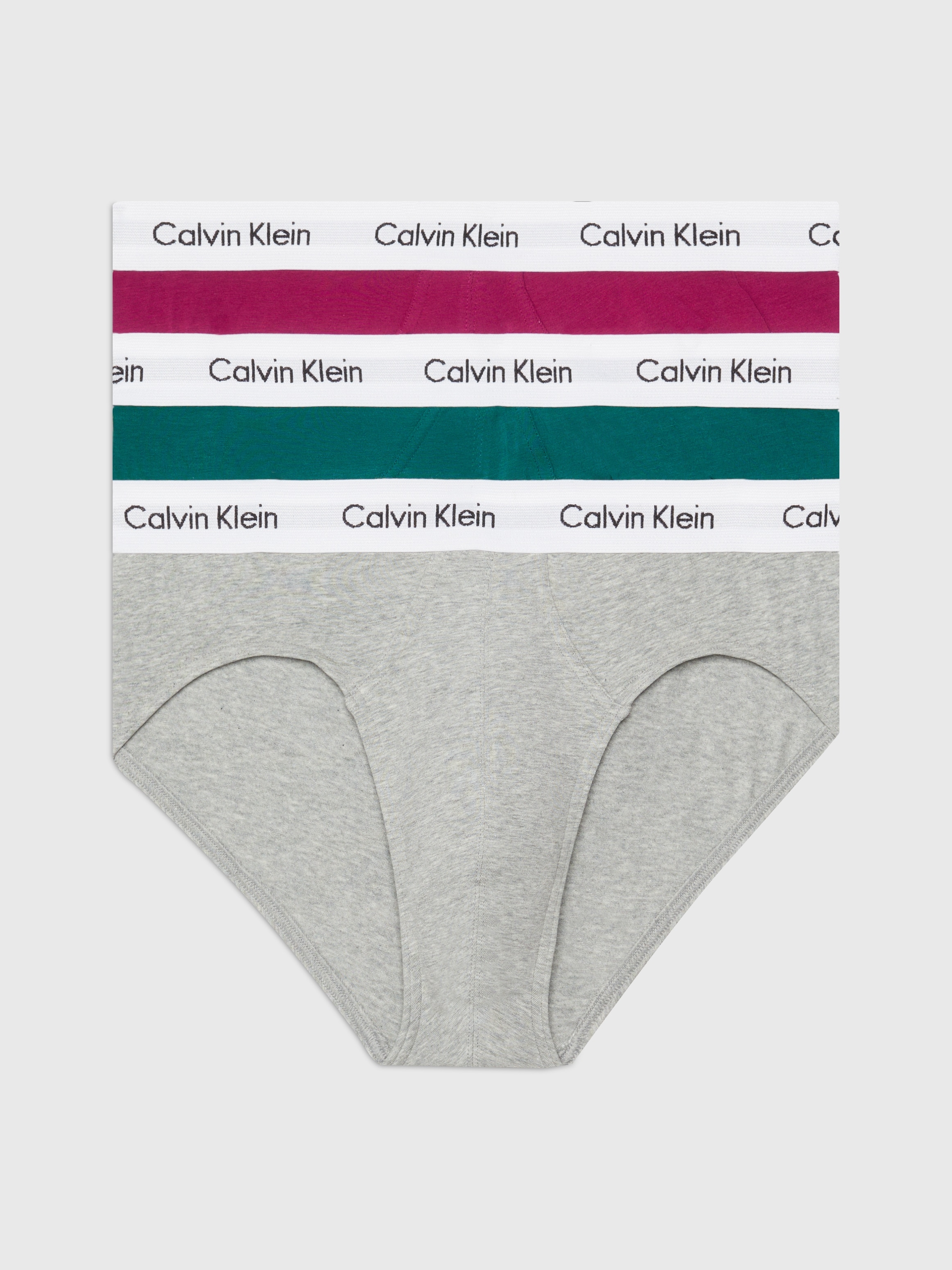 Calvin Klein Underwear Hipster »HIP BRIEF 3PK«, (Packung, 3 St., 3er-Pack), mit Logo-Elastikbund