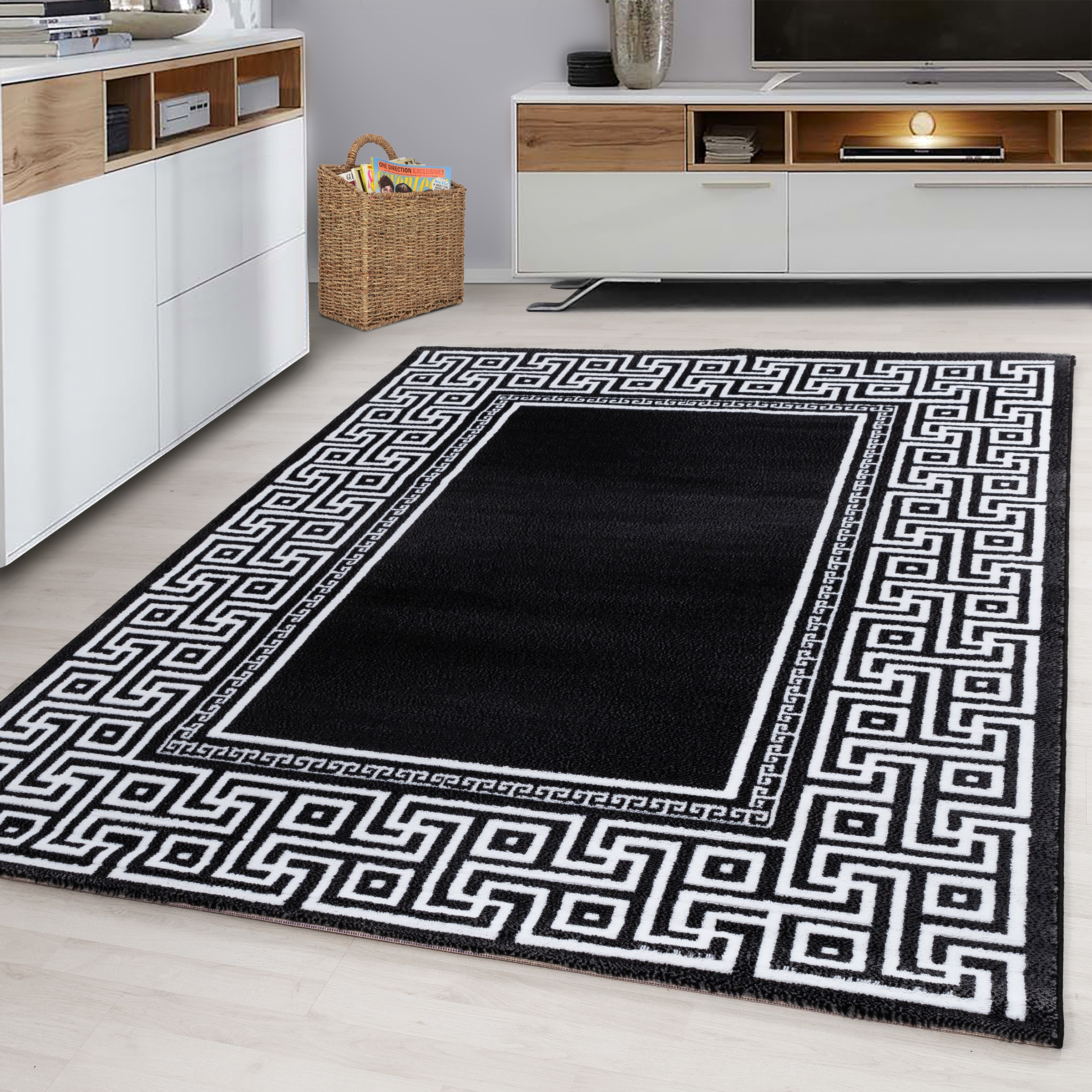 Image of Ayyildiz Teppiche Teppich "PARMA 9340" rechteckig 12 mm Höhe Läufer, strapazierfähig, Wohnzimmer, Kurzflor, Orient Optik