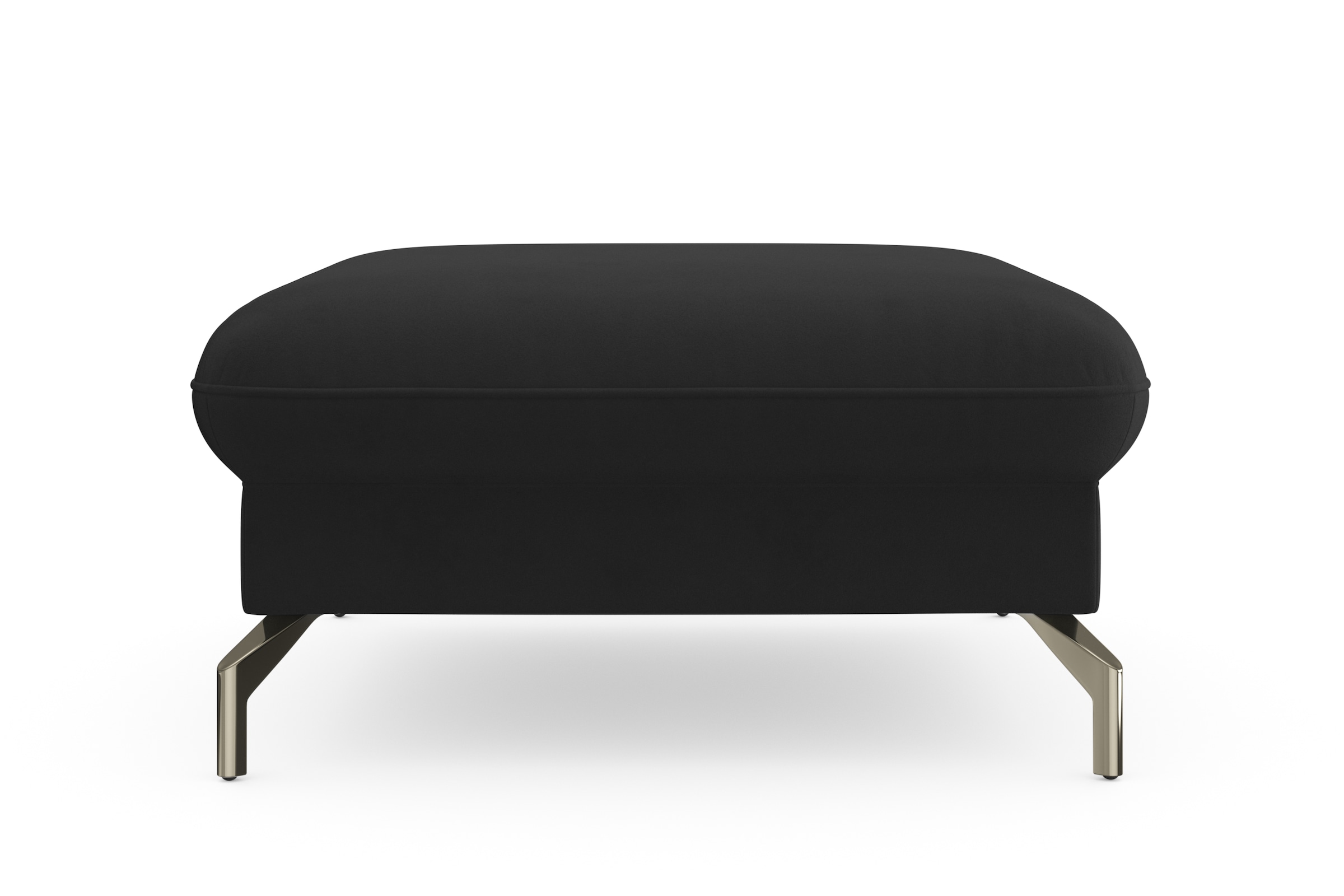 sit&more Tabouret »Fashion« avec ressorts ensachés, pieds nickelés satinés