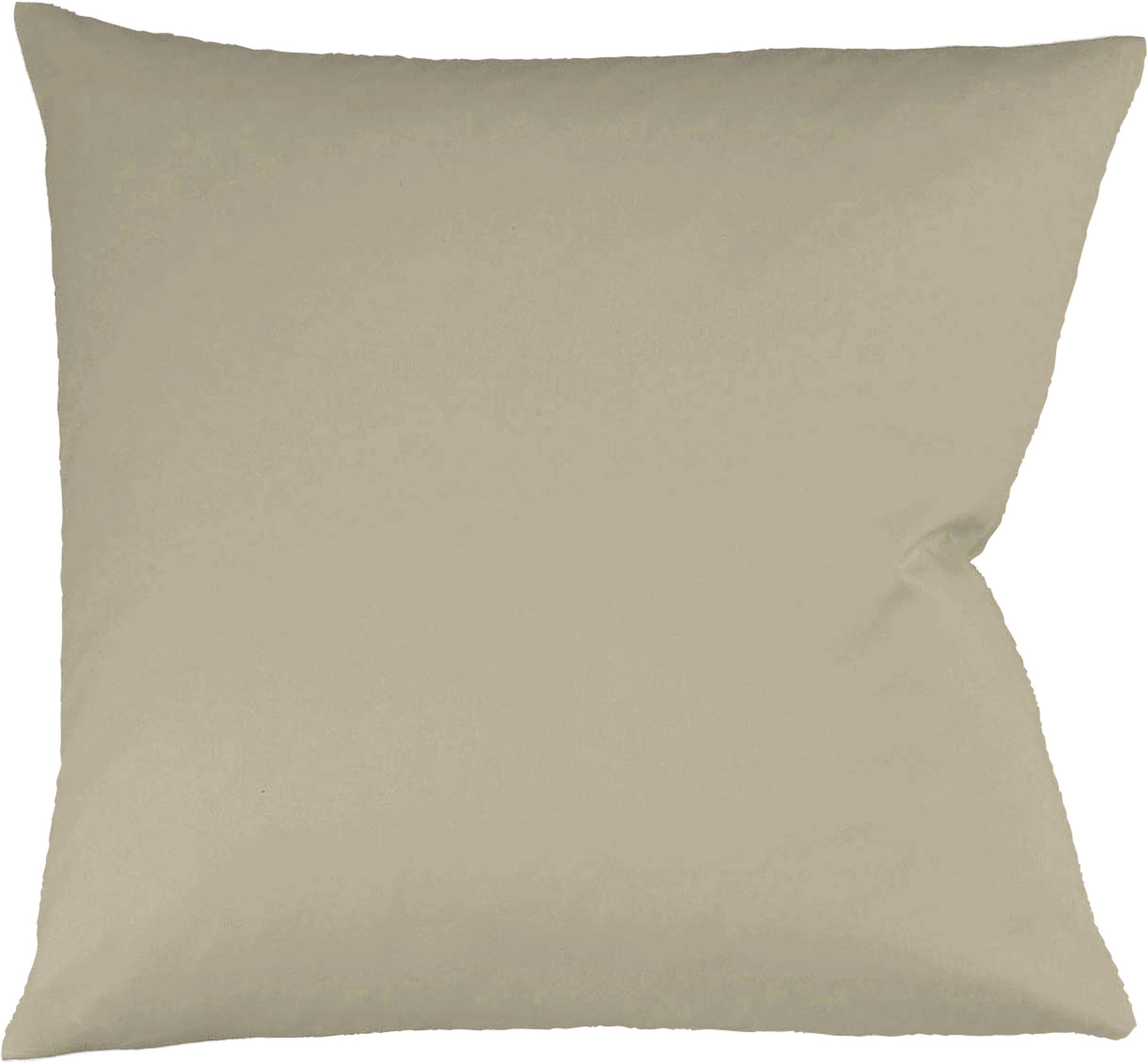 fleuresse Kissenbezug »Colours Mako Satin, 100% Baumwolle, mit Reissverschluss«, (2 St.), Mako Satin, glänzend, glatt, Premium Qualität