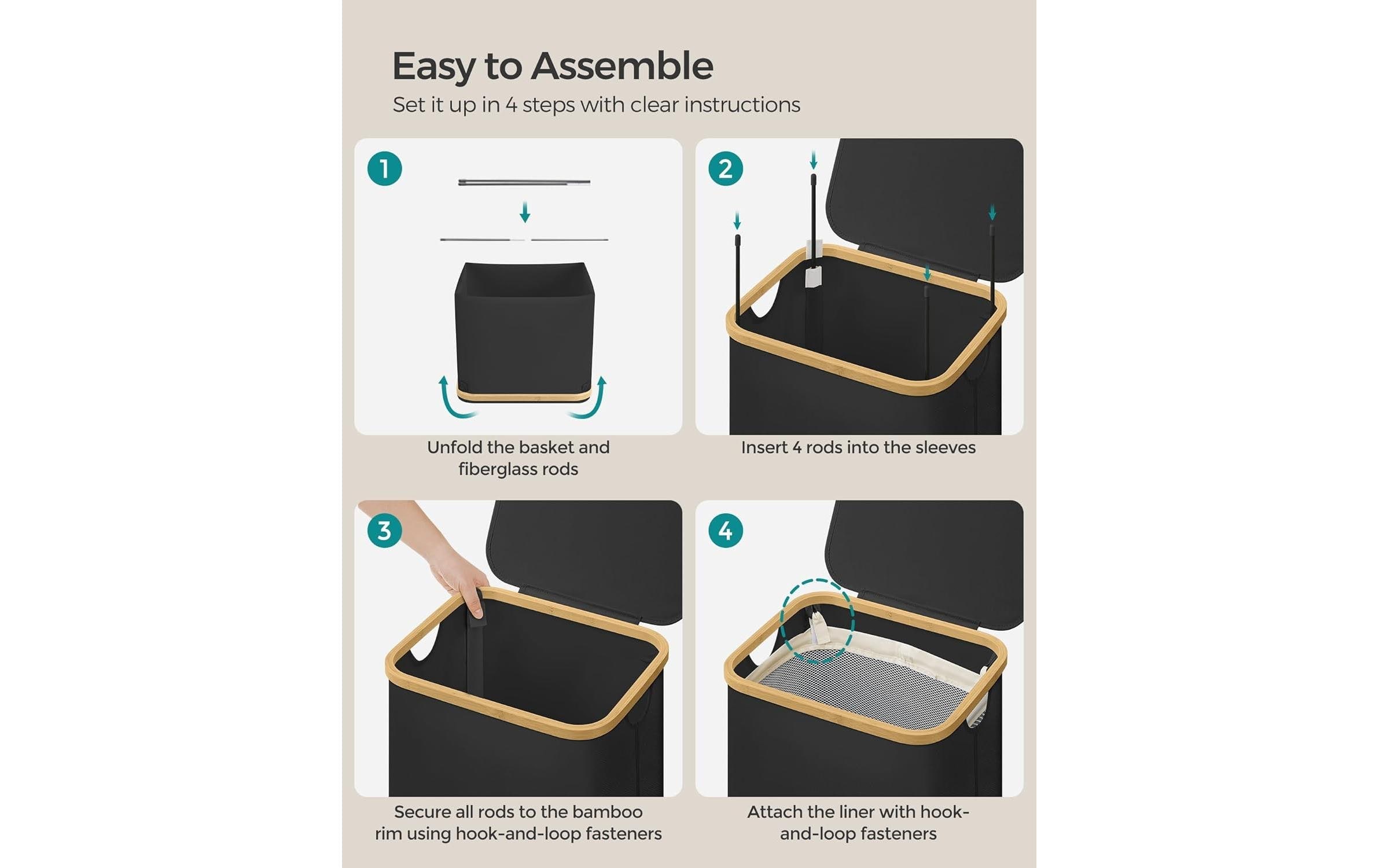 SONGMICS Wäschekorb »65 l«