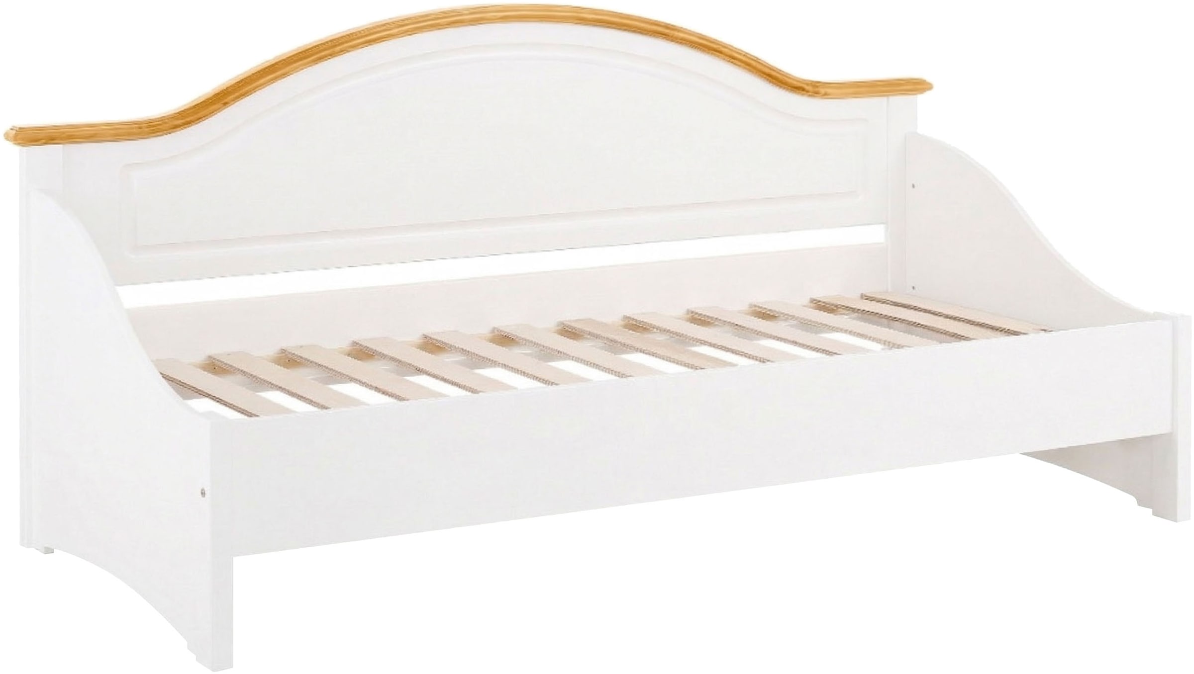 GOODproduct Daybett »Konrad« stabile Konstruktion aus massiver Kiefer, mit Rollrost