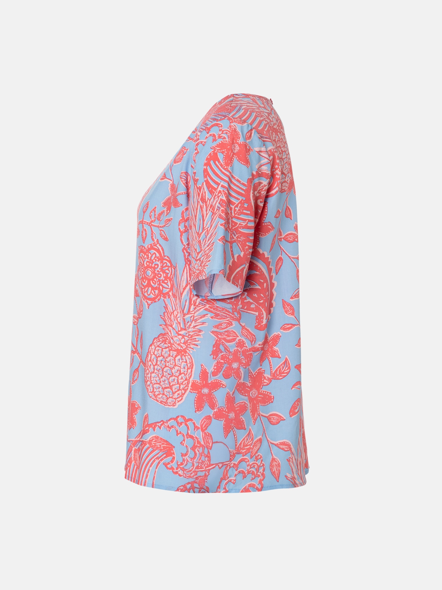 Lieblingsstück Shirtbluse »RenaL« mit Allover-Print, V-Ausschnitt