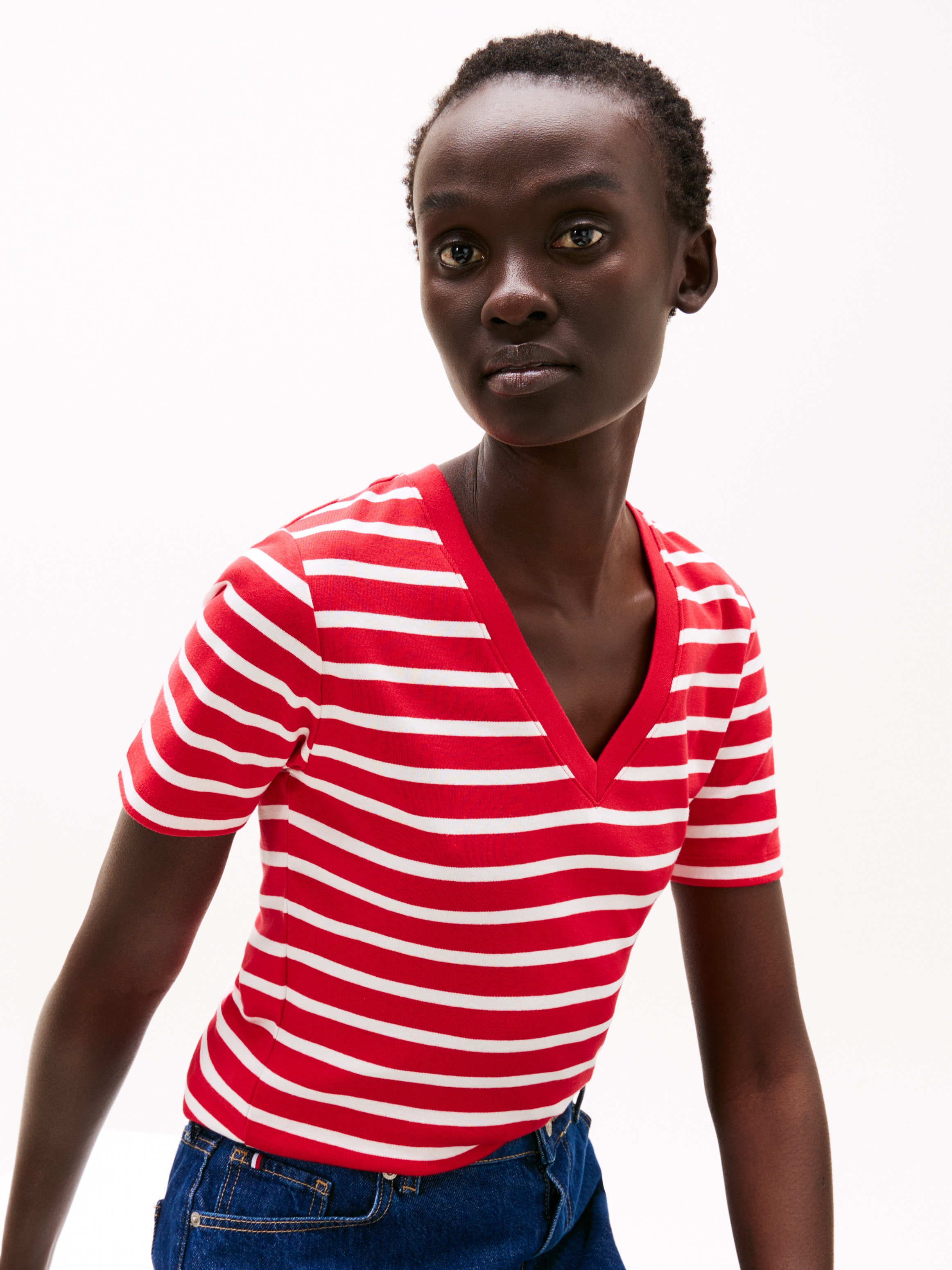 Tommy Hilfiger T-Shirt »CODY, Slim Fit«, mit V-Ausschnitt