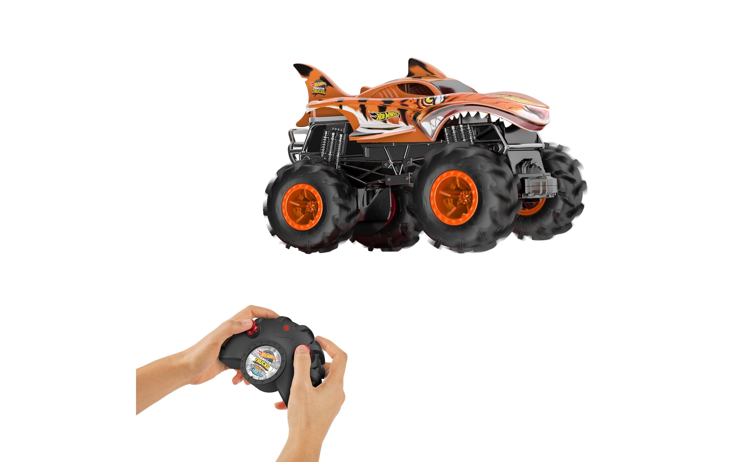 Hot Wheels RC-Auto »Monster Trucks Spielset RC 0,0583333333333333 Tiger Shark«