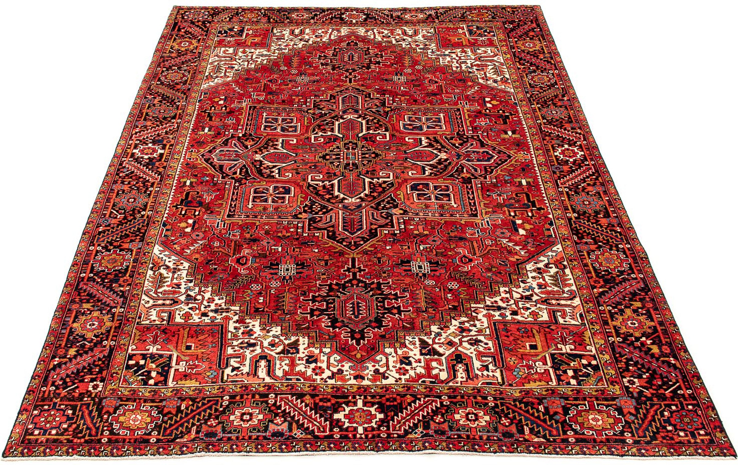 Image of morgenland Orientteppich »Perser - Nomadic - 382 x 286 cm - dunkelrot«, rechteckig, 10 mm Höhe, Wohnzimmer, Handgeknüpft, Einzelstück mit Zertifikat bei Ackermann Versand Schweiz