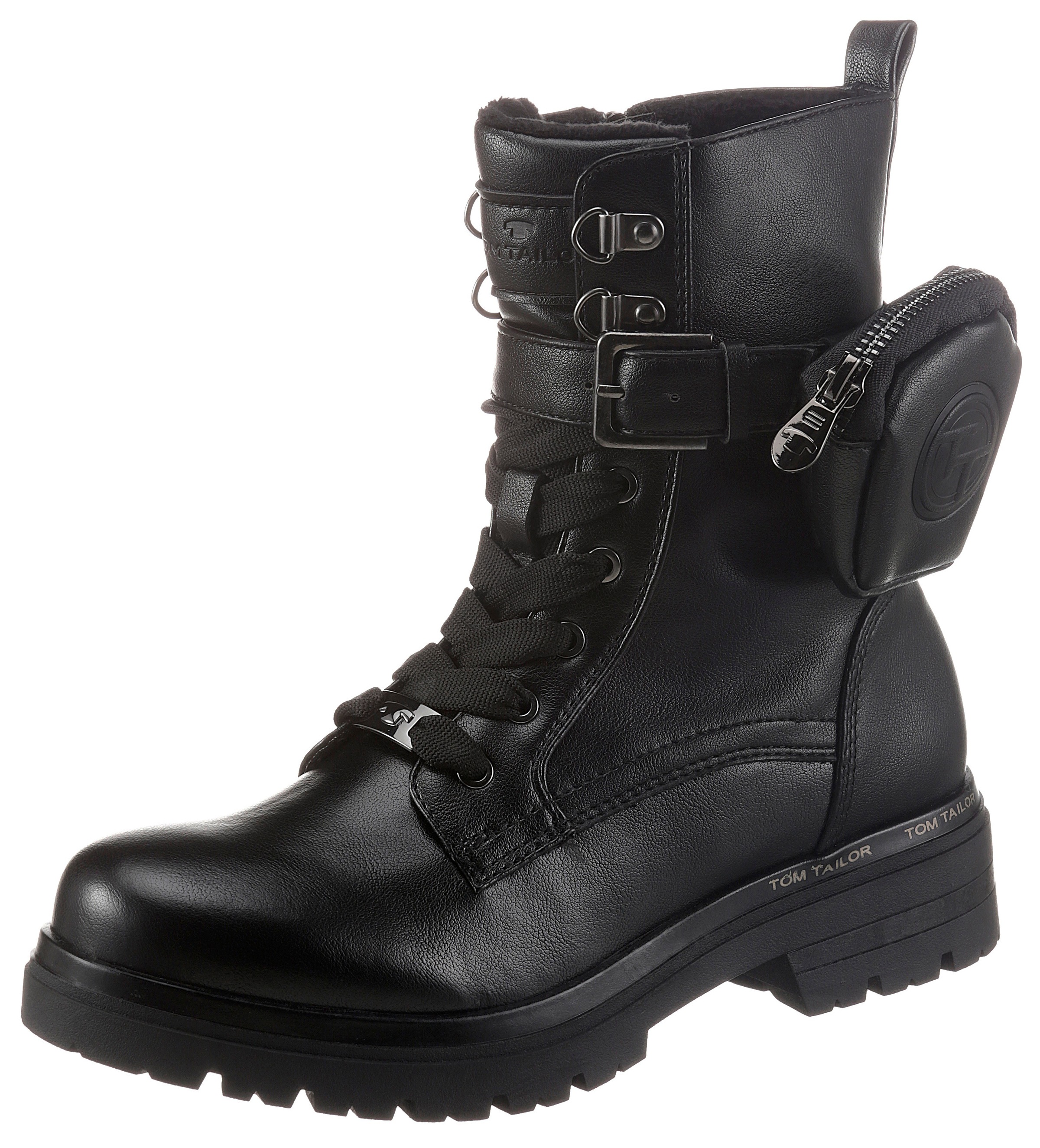 Image of TOM TAILOR Schnürboots, mit abnehmbarem Täschen bei Ackermann Versand Schweiz