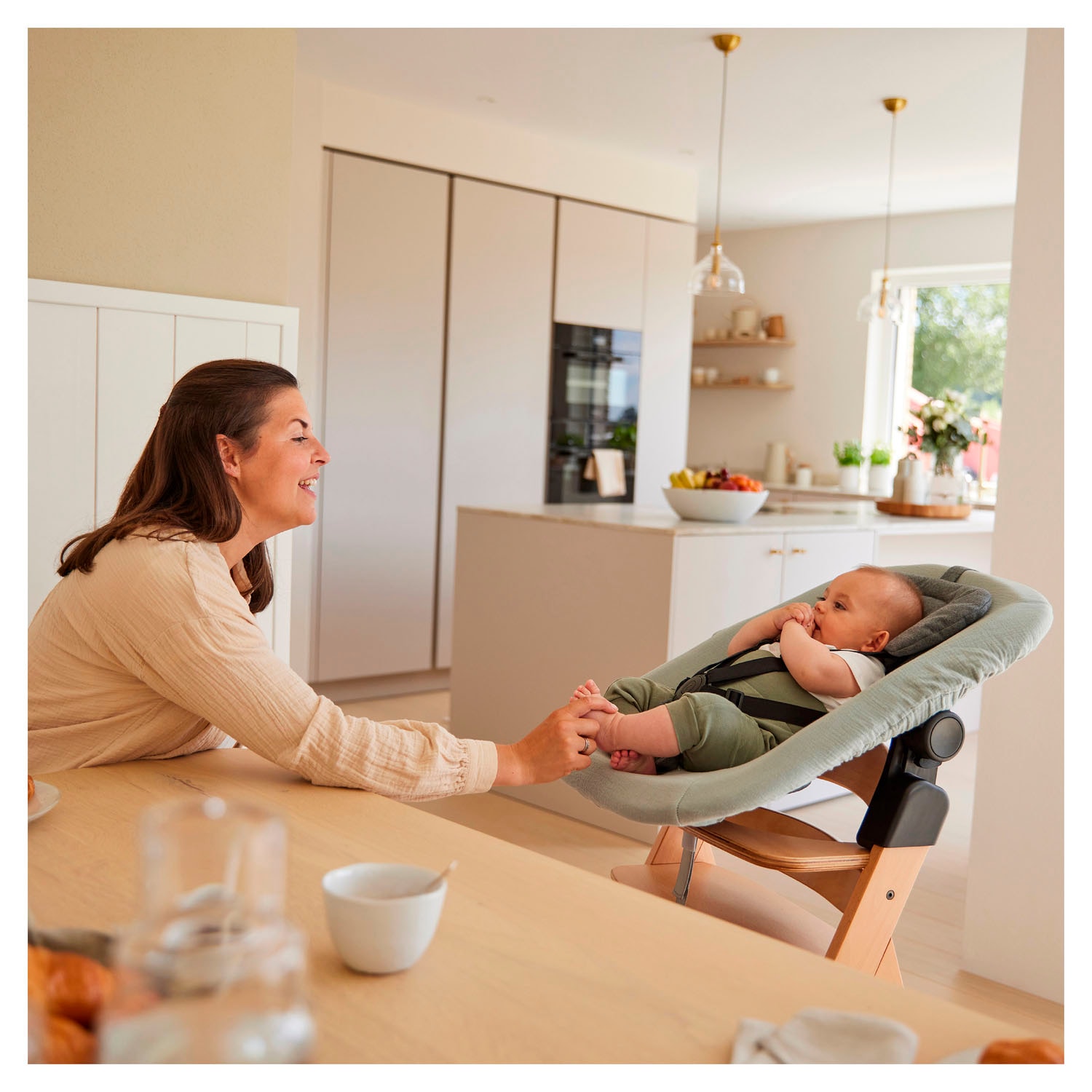 Hauck Housse de siège pour enfant »Schonbezug für Babywippe; Highchair Bouncer Cover« Schonbezug für Babywippe Highchair Bouncer/High Chair Bouncer Eco