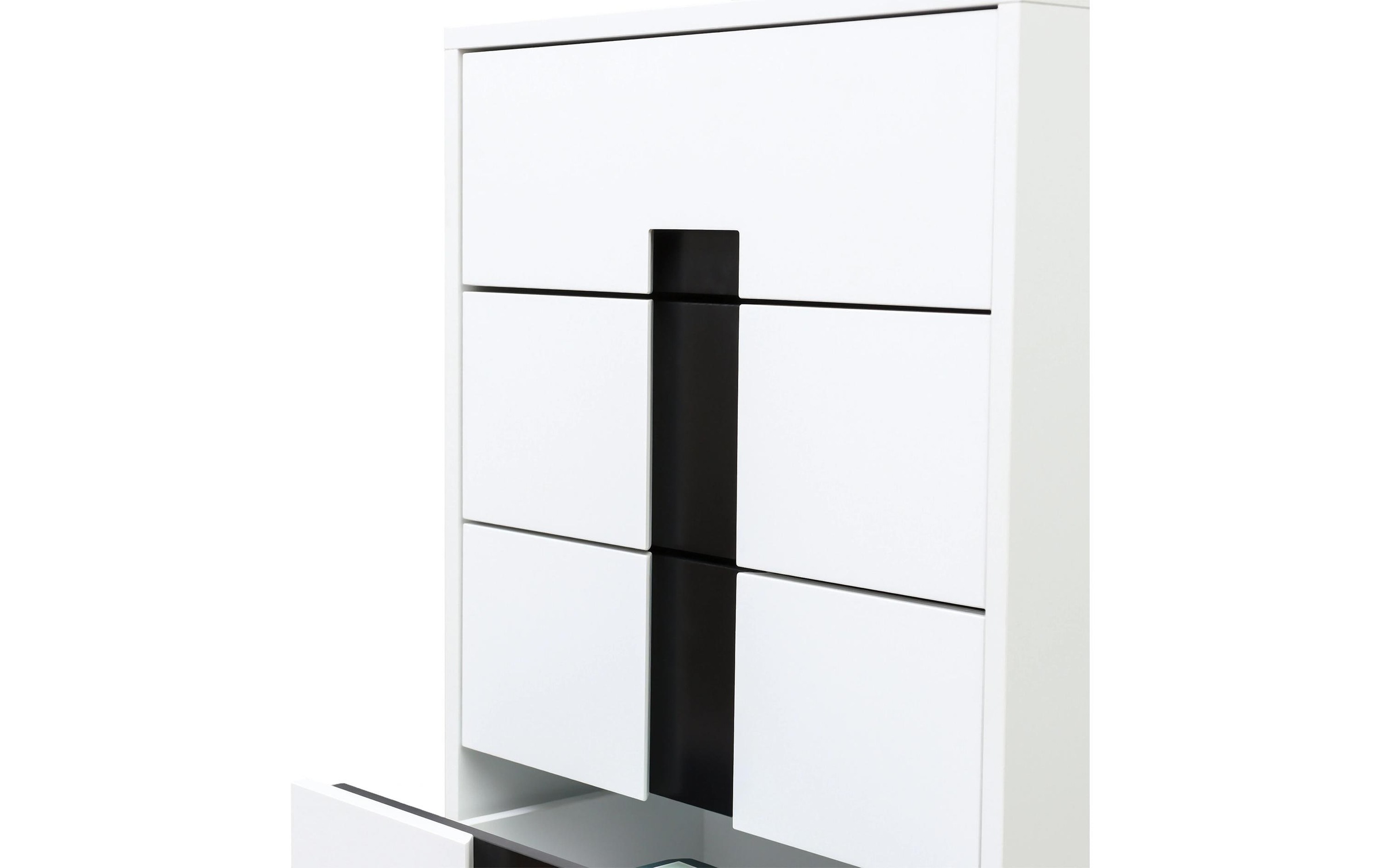 relaxdays Kommode »mit 5 Schubladen 88 x 50 x 40 cm«