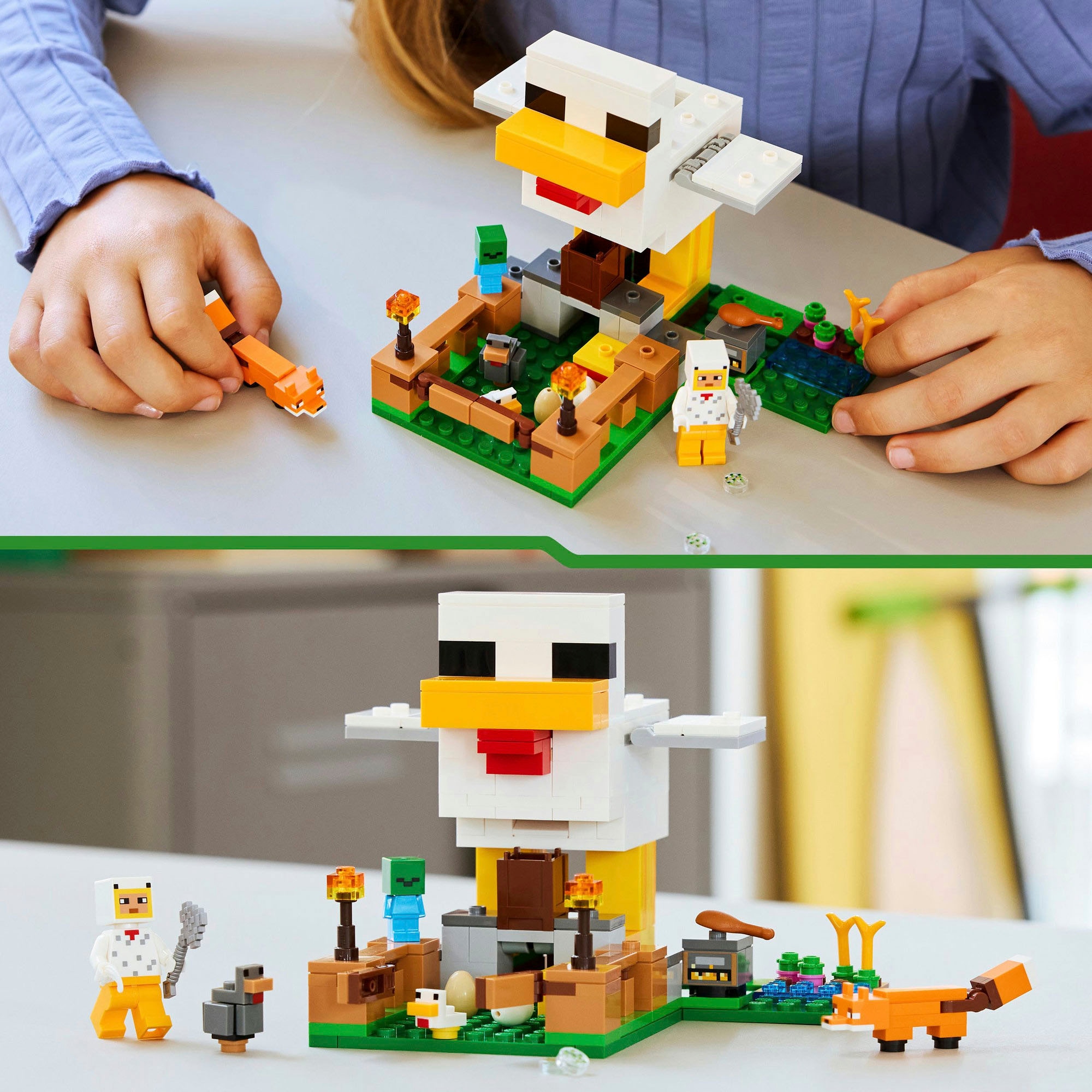 LEGO® Pions de construction »Hühnerfarm (21585), LEGO Minecraft« Made in Europe