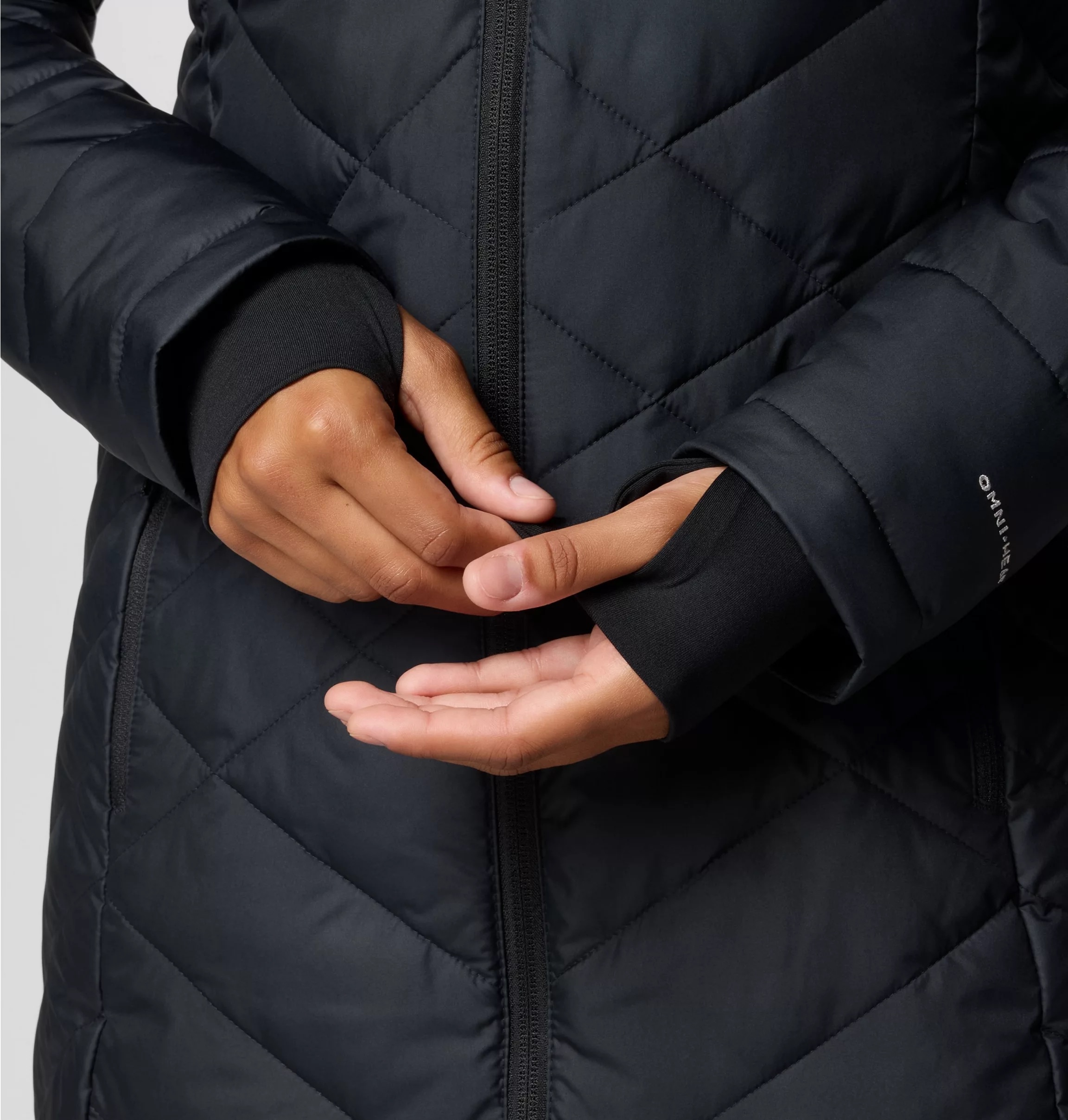 Columbia Steppmantel »HEAVENLY LONG HOODED JACKET«, (1 tlg.)