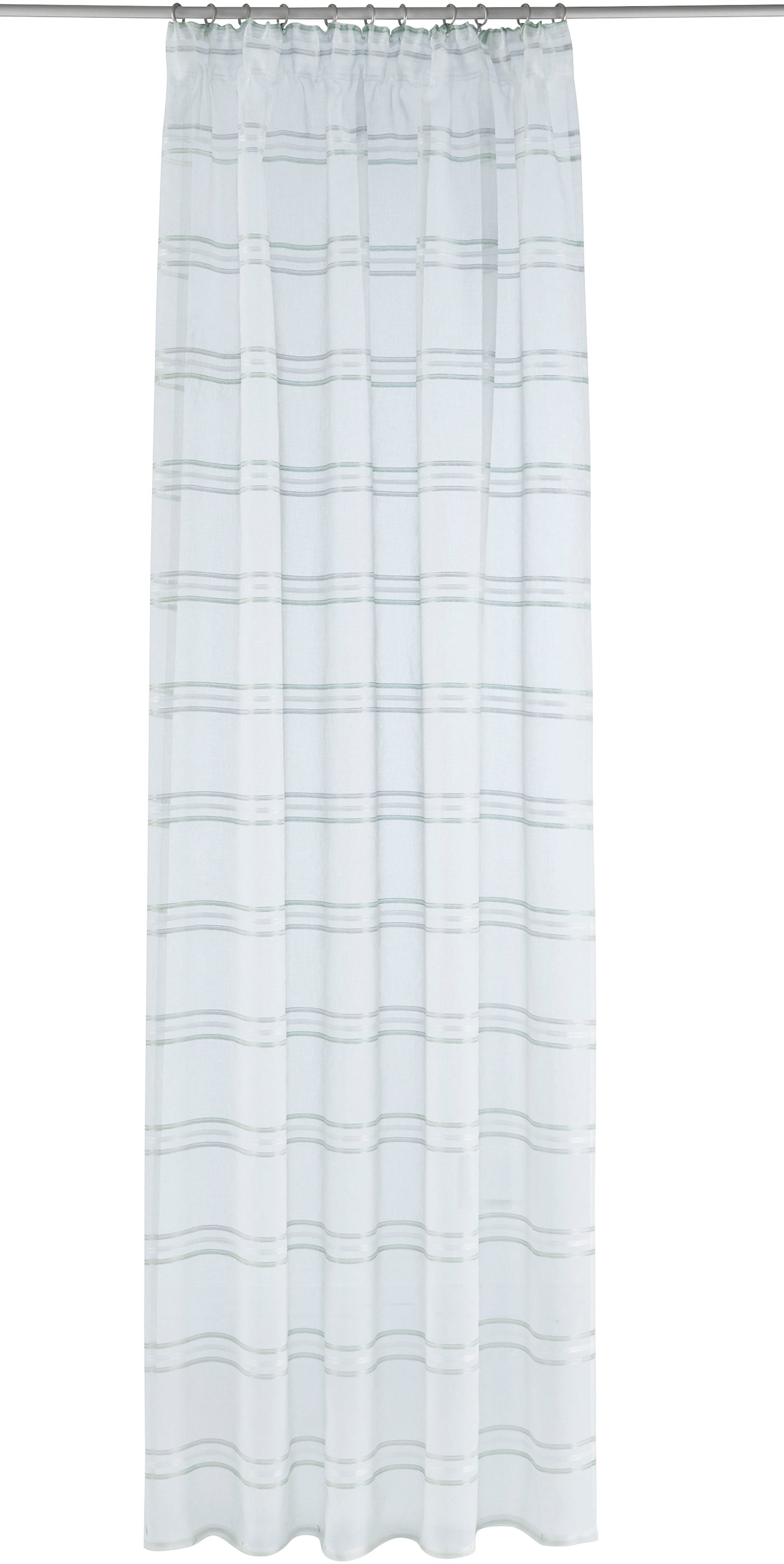 GOODproduct Rideau »Sirii« Bande multifonctionnelle 1 cuis tlg. Halbtransparent, angenehme Haptik, mit Querstreifen, modern