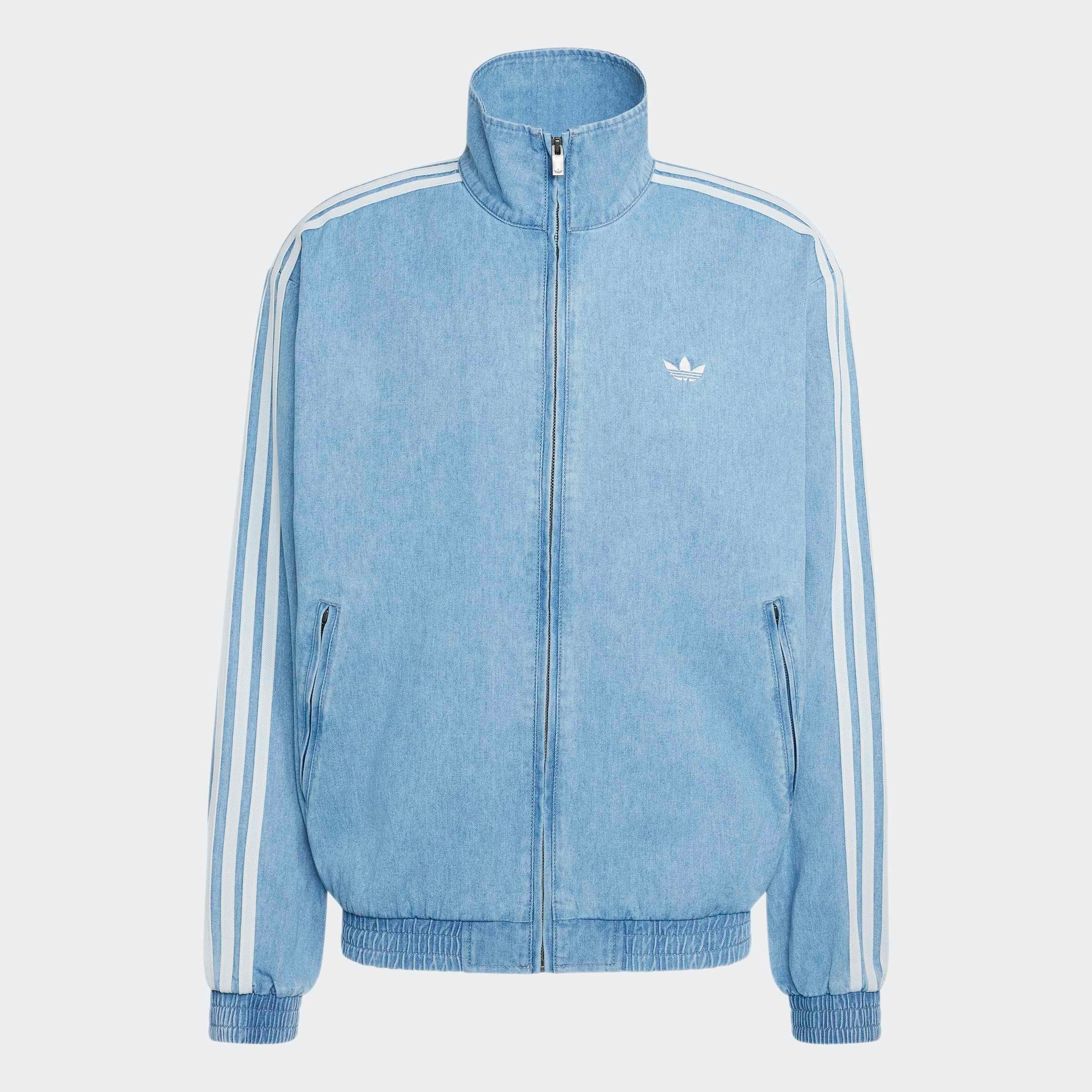 adidas Originals Outdoorjacke »FIREBIRD ORIGINALS, DENIM« für Erwachsene, mit Reissverschluss, aus Baumwolle