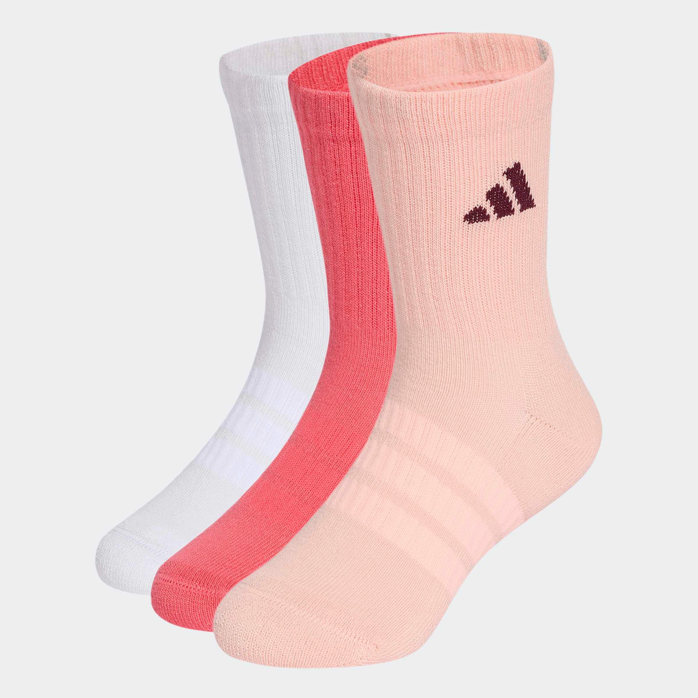 adidas Performance Funktionssocken »DÄMPFENDE SPORTSWEAR CREW 3 PAAR« 3 Paar tlg. für Kinder, im praktischen 3er-Pack