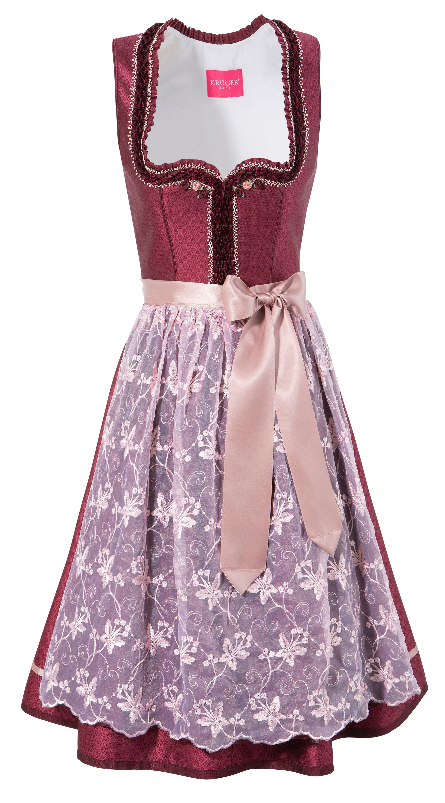 Image of Krüger Madl Dirndl, (2 tlg.), Damen, midi mit herzförmigen Ausschnitt bei Ackermann Versand Schweiz